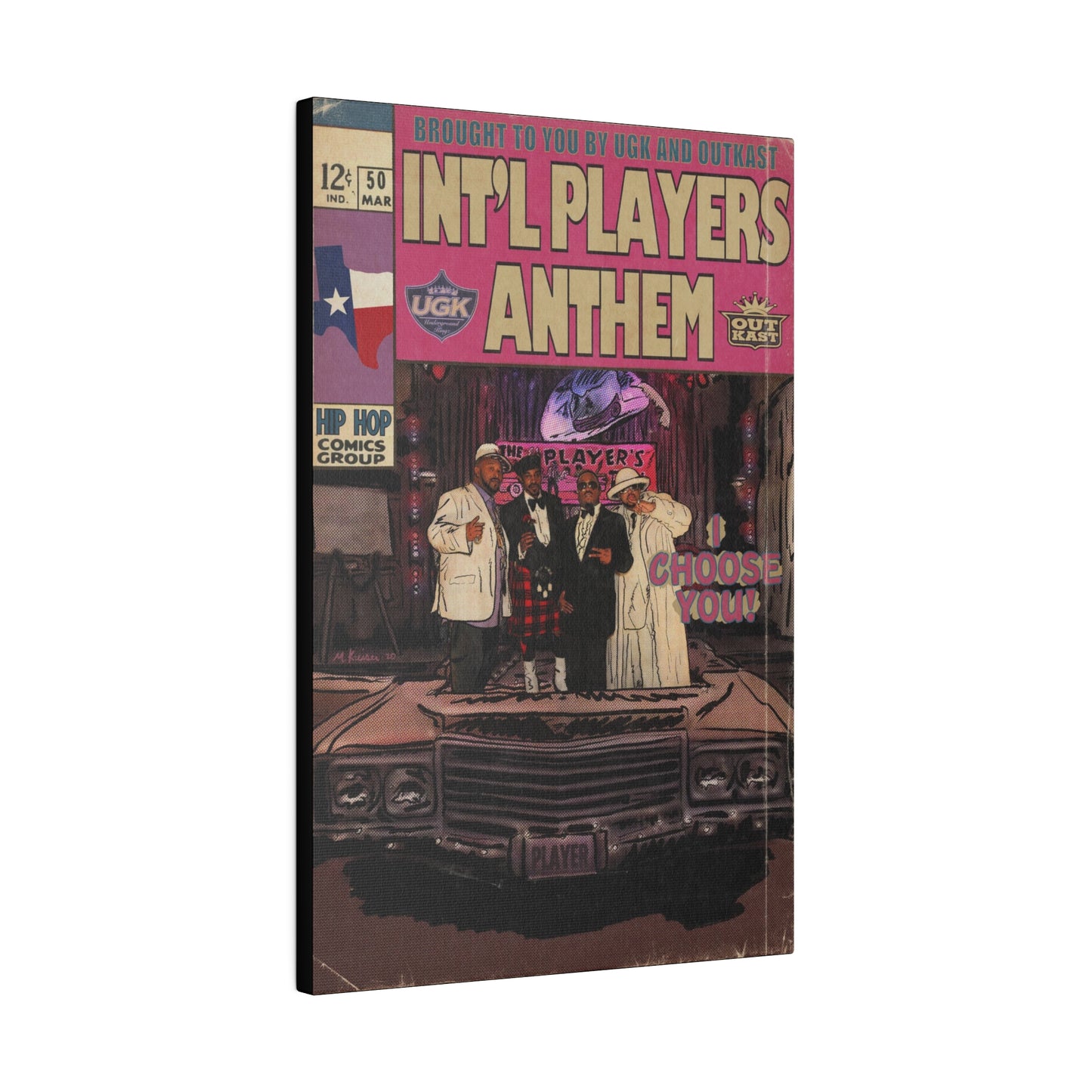 UGK & Outkast - Int’l Players Anthem (I Choose You) - Matte Canvas, Stretched, 0.75"