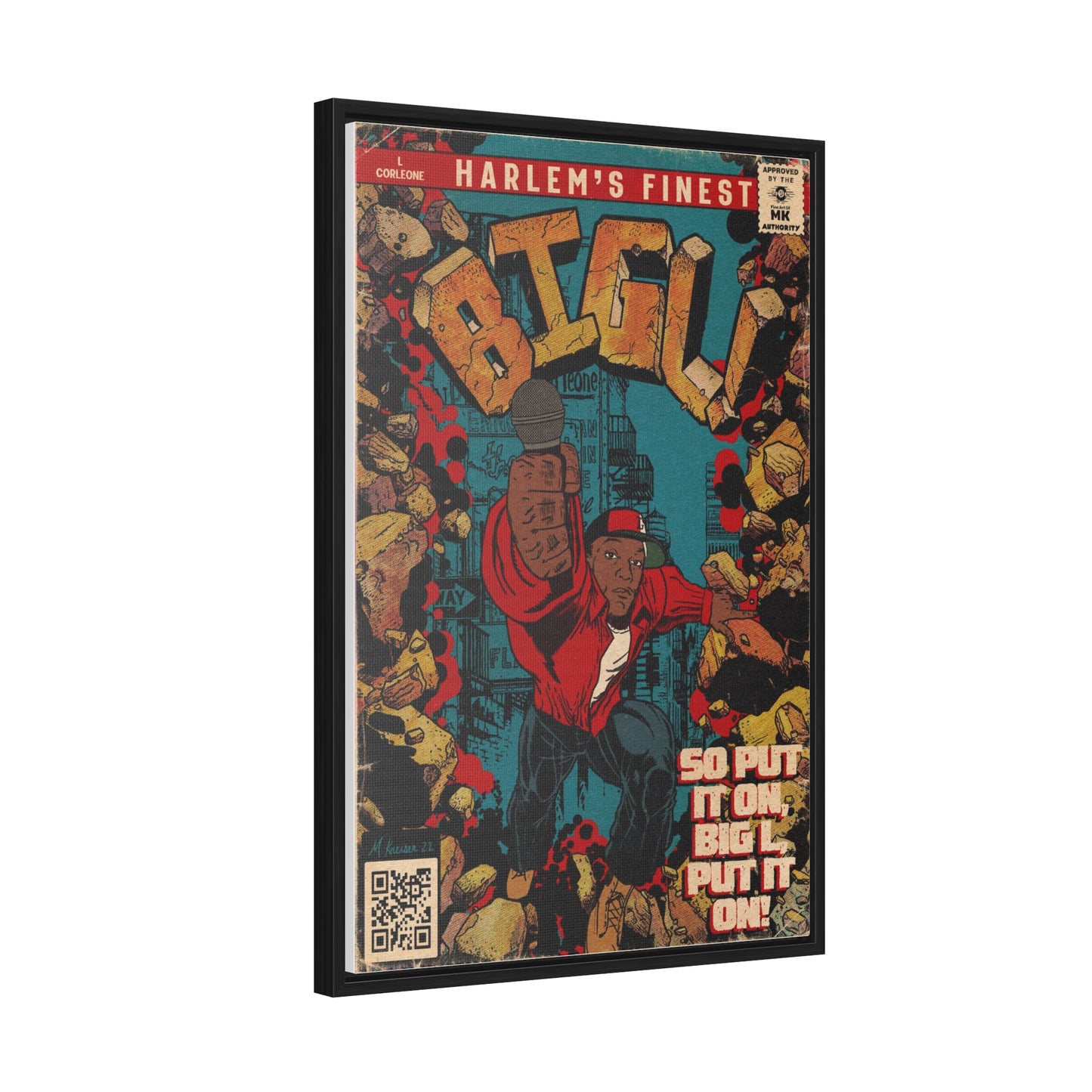 Big L - Put It On - Gallery Canvas Wraps, Vertical Frame