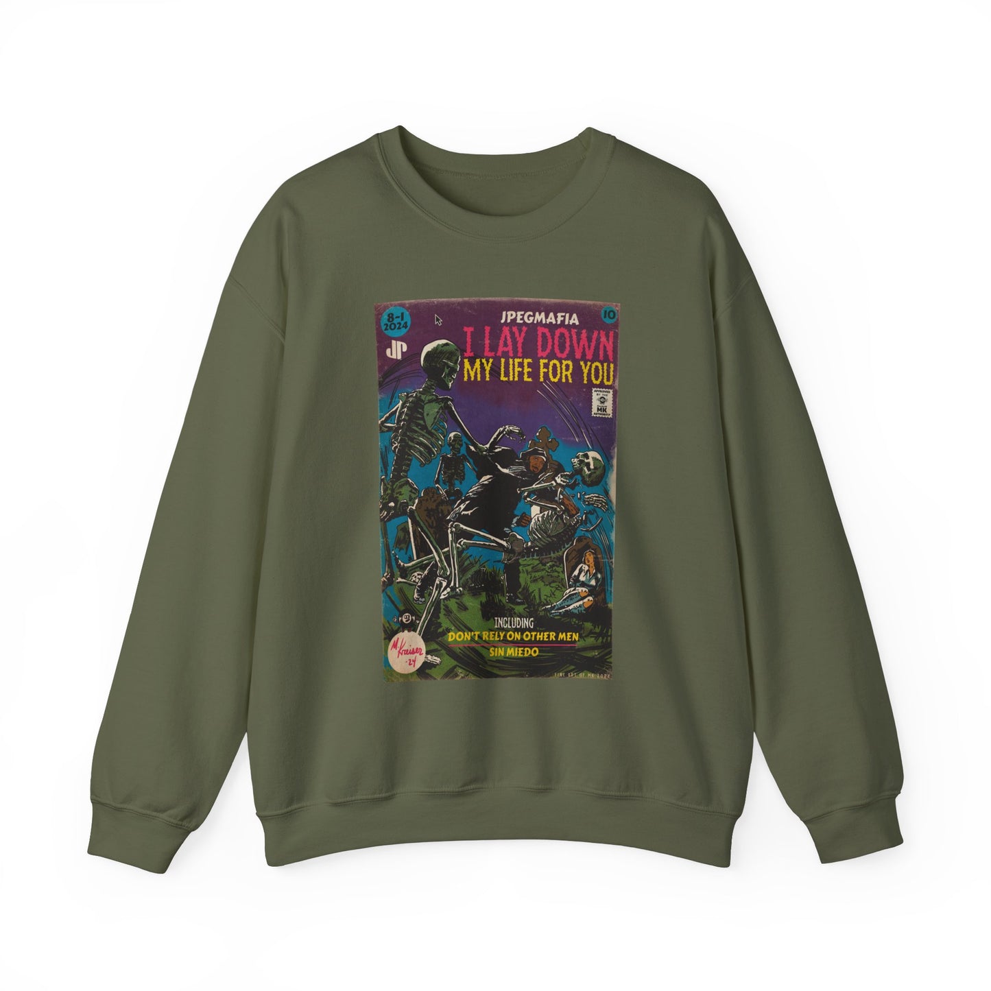 Jpegmafia - I Lay Down My Life For You - Unisex Heavy Blend™ Crewneck Sweatshirt