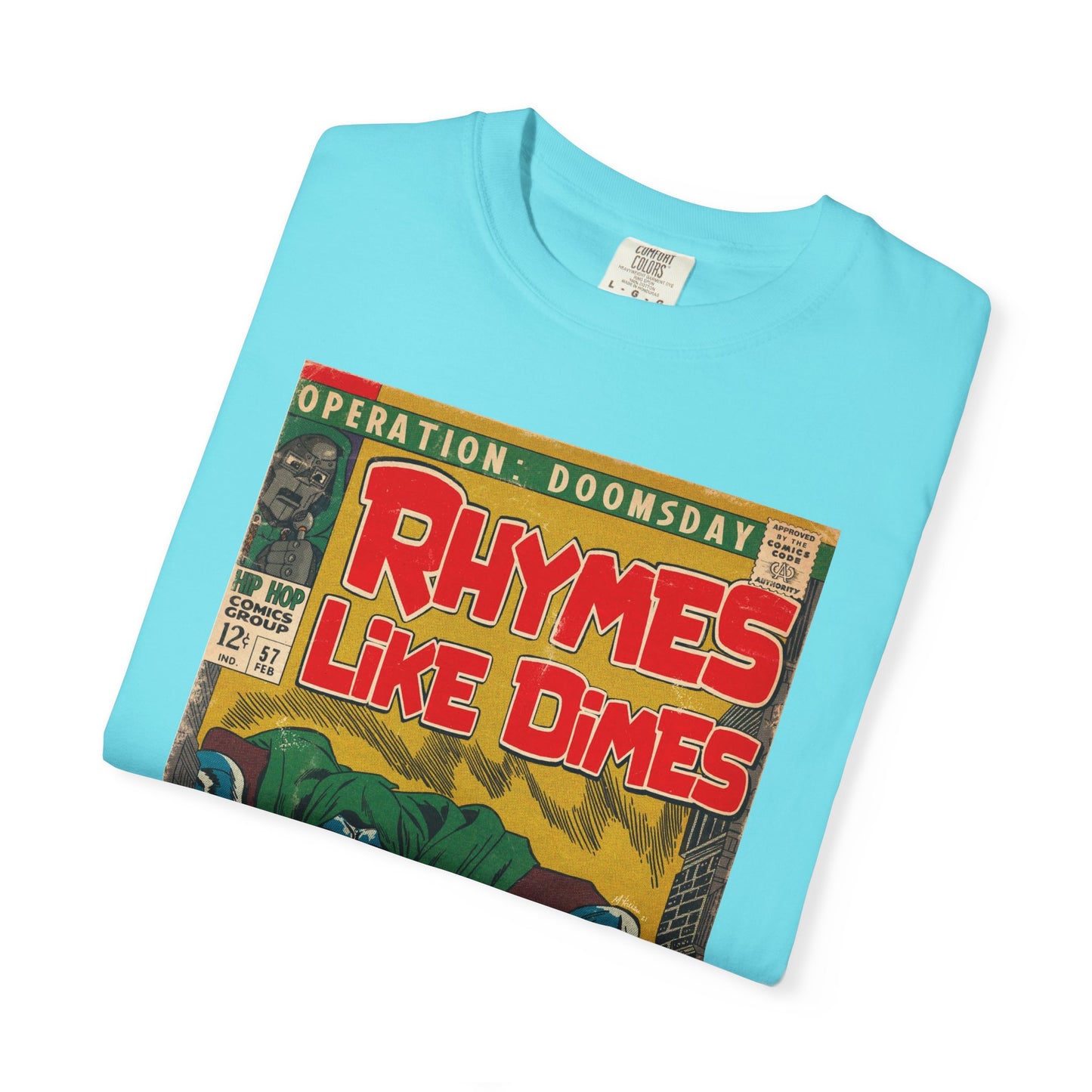 MF DOOM - Rhymes Like Dimes - Unisex Comfort Colors T-shirt