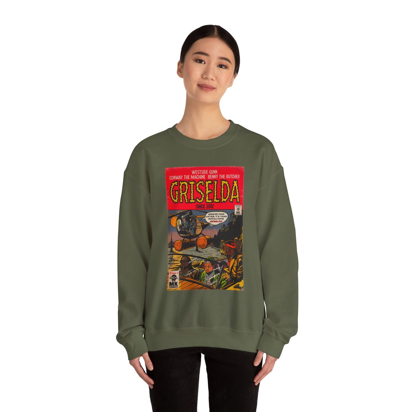 Griselda - Comic Book Art - Unisex Heavy Blend™ Crewneck Sweatshirt