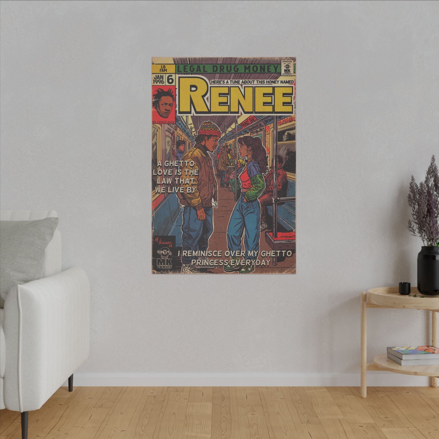Lost Boyz - Renee - Matte Canvas, Stretched, 0.75" (Multi-Size)