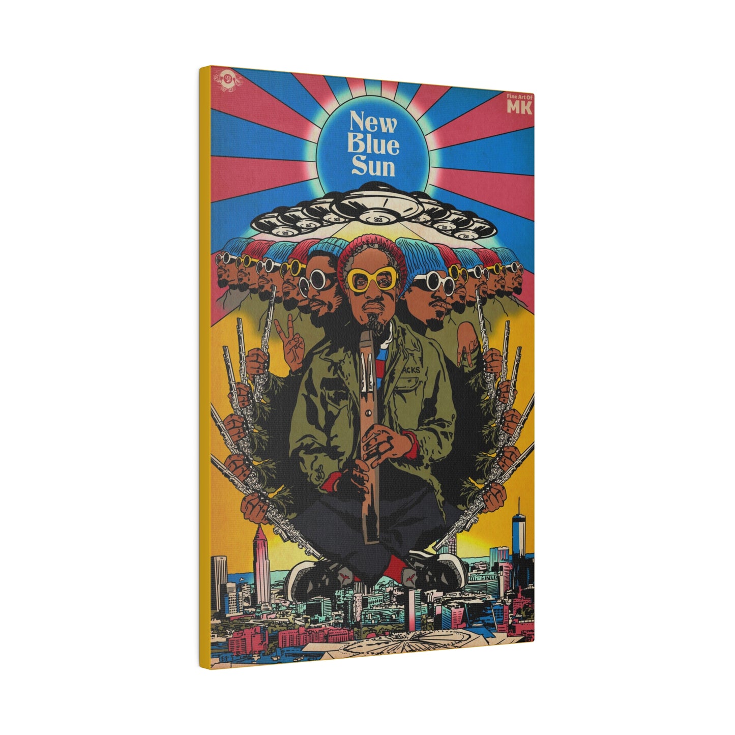 Andre 3000 - New Blue Sun - Matte Canvas, Stretched, 0.75"