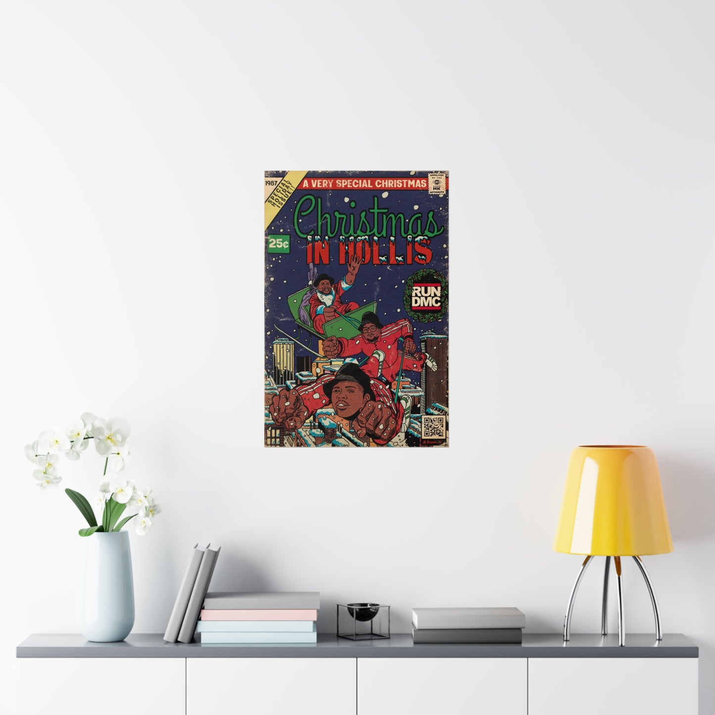 RUN DMC - Christmas In Hollis- Vertical Matte Poster