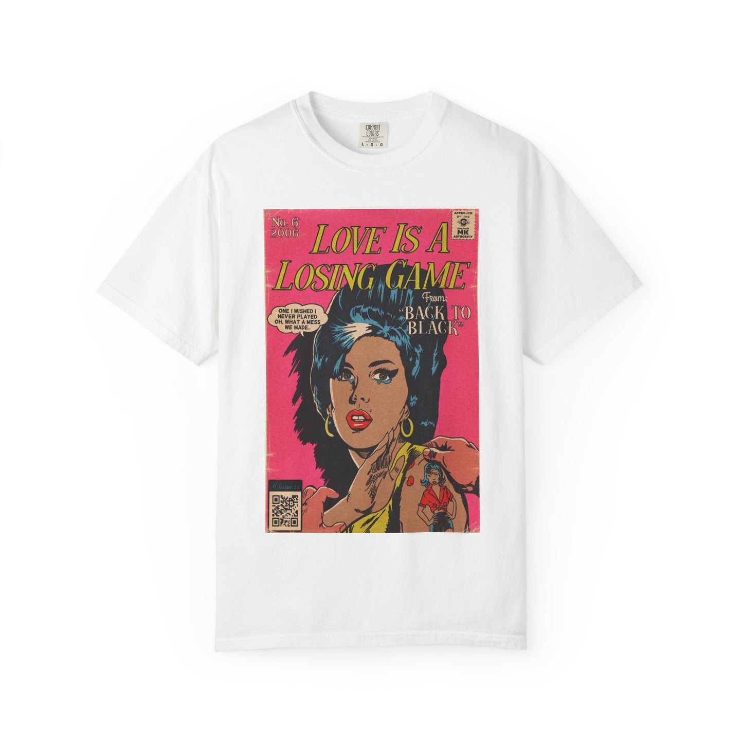 Amy Winehouse - Love is a Losing Game - Unisex Comfort Colors T-shirt