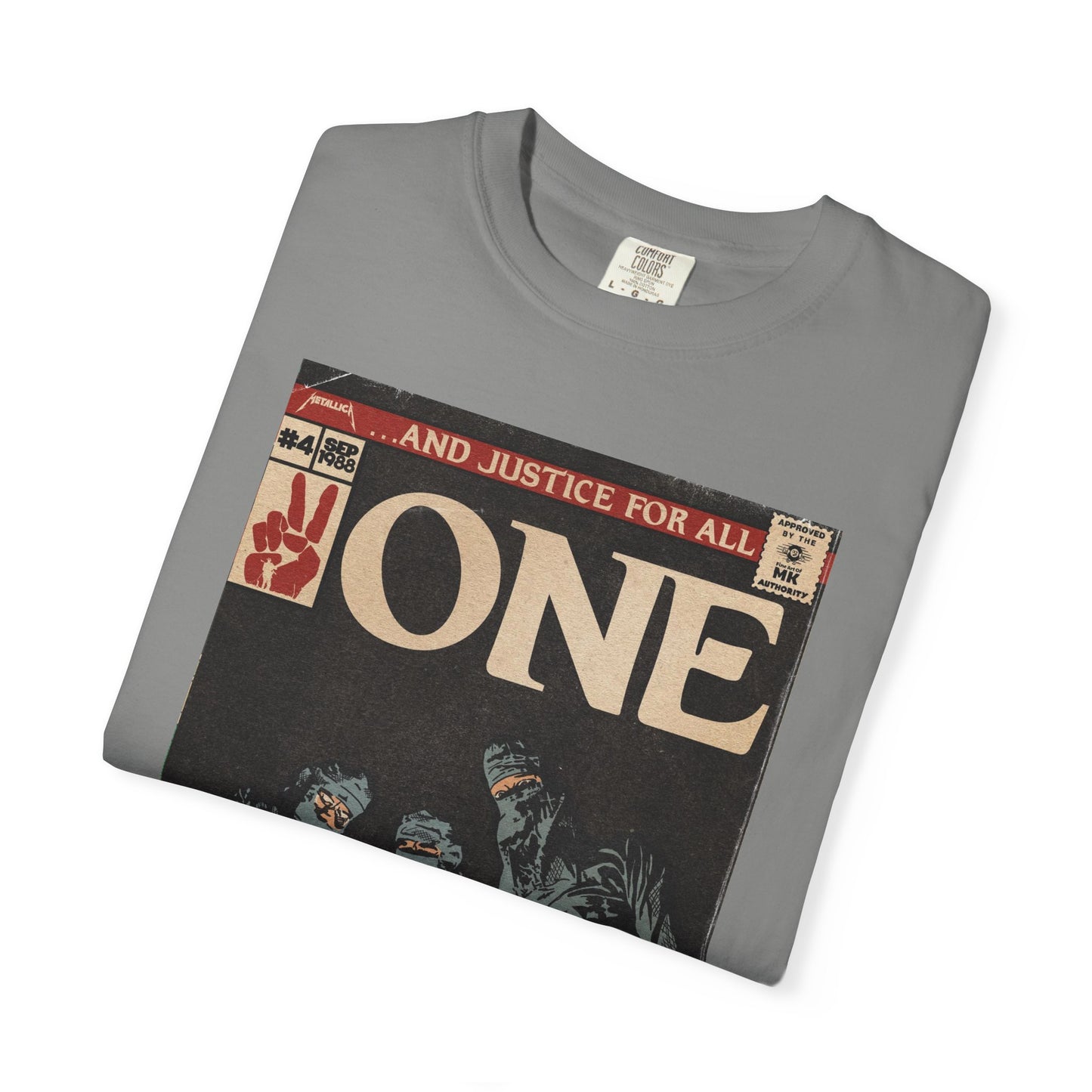 Metallica - One - Unisex Comfort Colors T-shirt