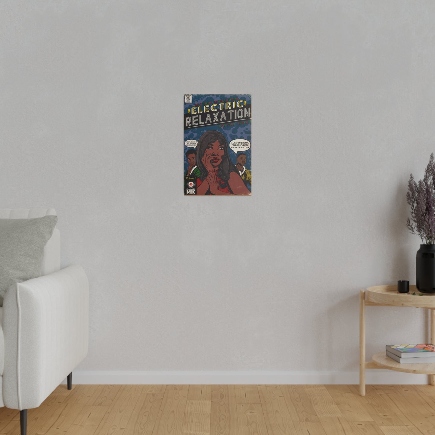 A Tribe Called Quest - Electric Relaxation- Matte Canvas, Stretched, 0.75"