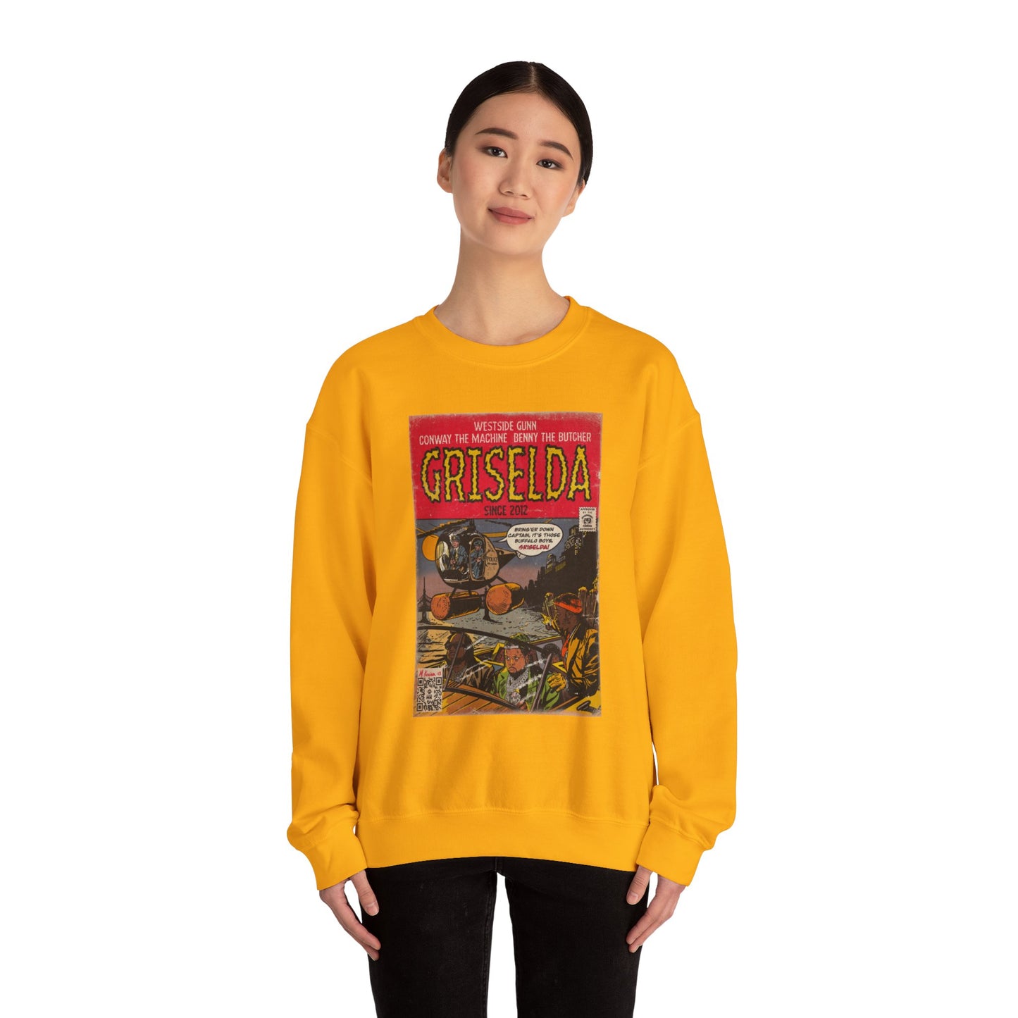 Griselda - Comic Book Art - Unisex Heavy Blend™ Crewneck Sweatshirt
