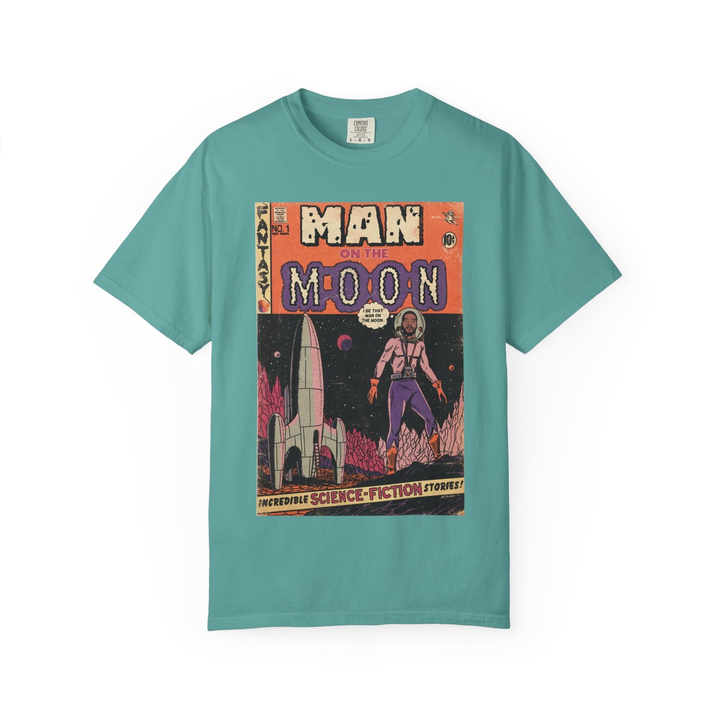 Man on the Moon - Unisex Comfort Colors T-shirt