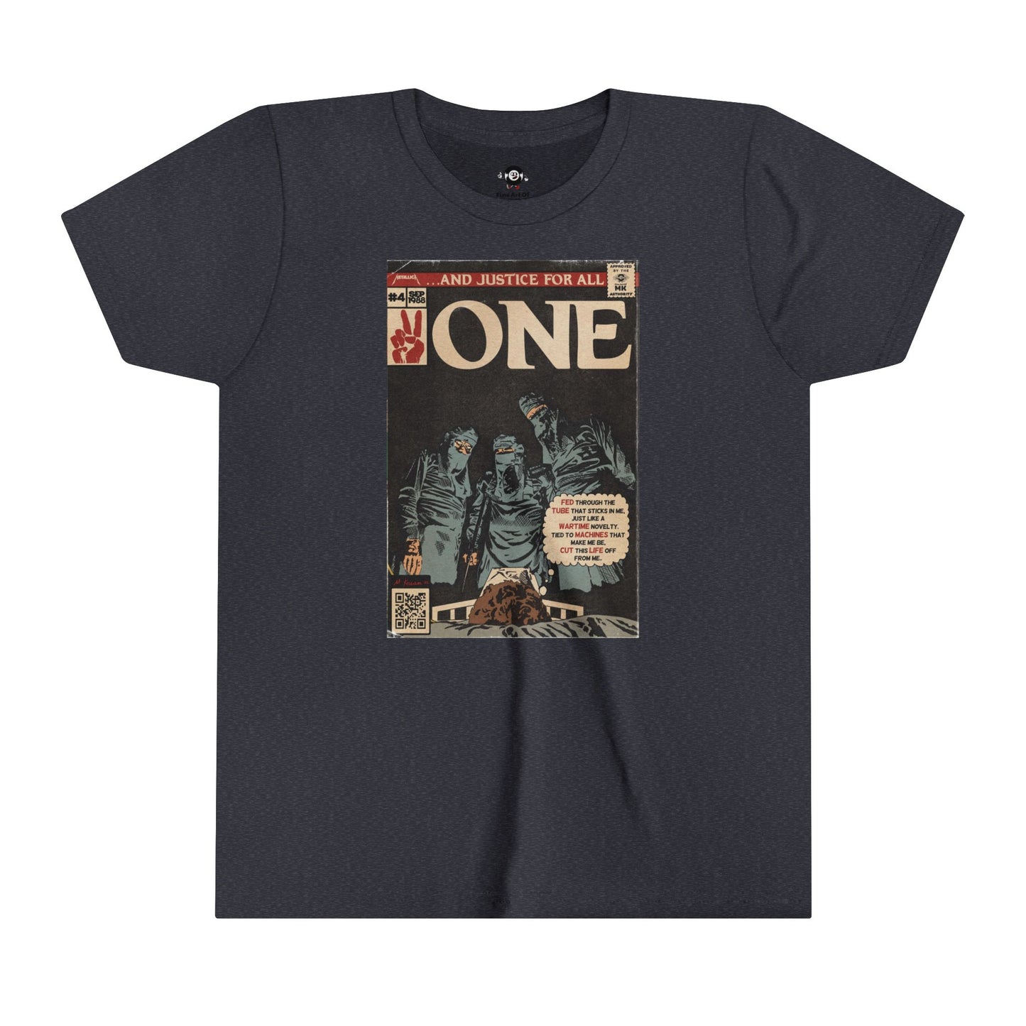 KIDS - Metallica- One - Youth Short Sleeve Tee