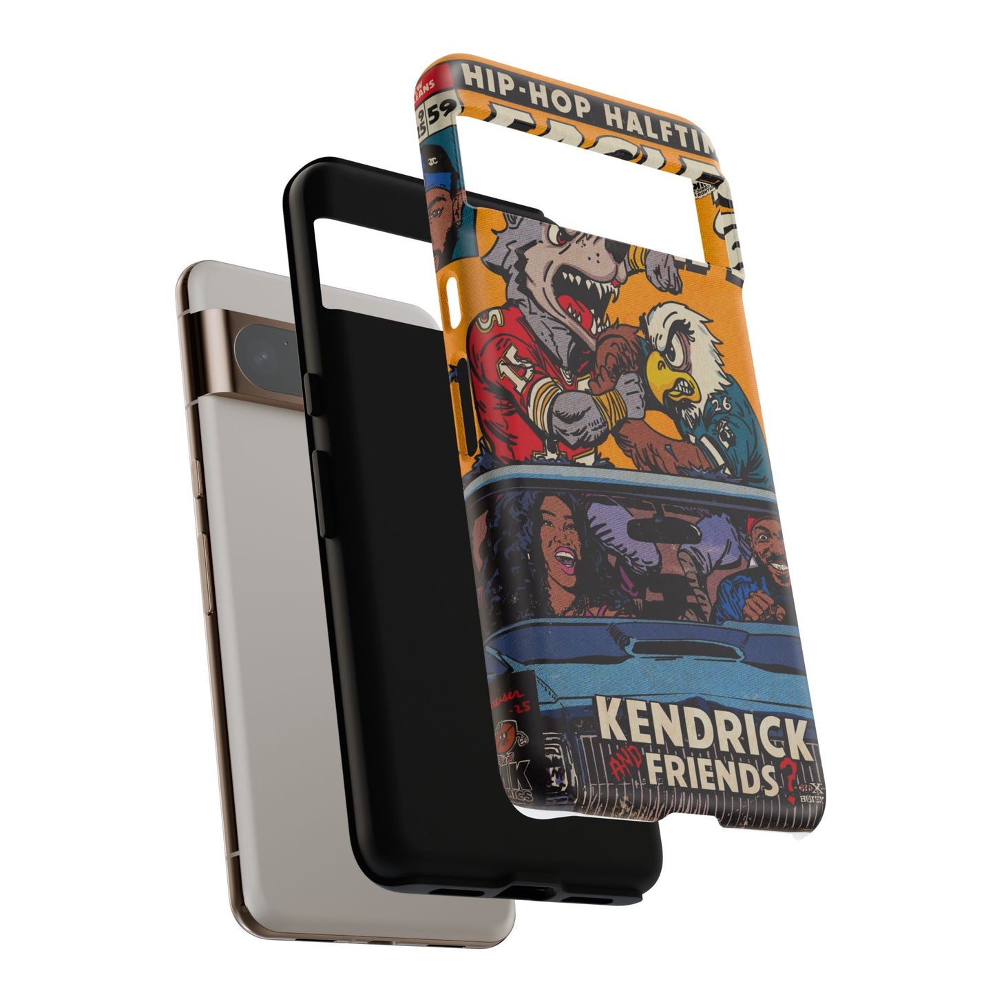 Kendrick & SZA - 2025 Halftime - Eagles vs Chiefs - Tough Phone Cases