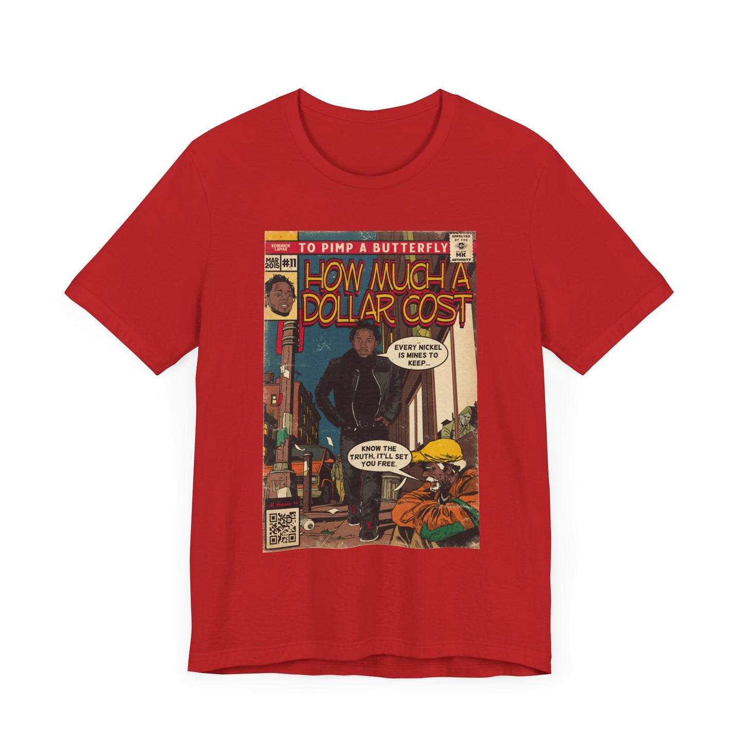 Kendrick Lamar - How Much A Dollar Cost - Unisex Jersey Short Sleeve Tee