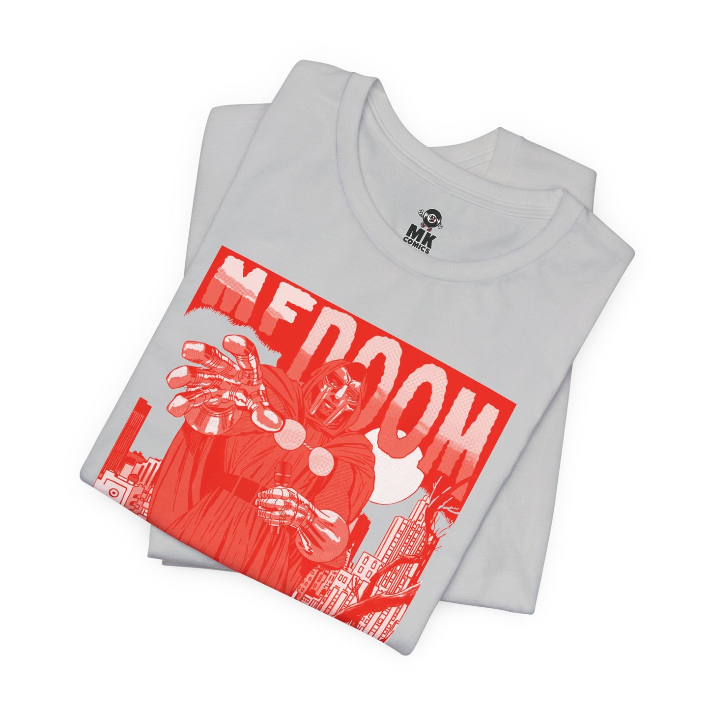 DOOM - Comic Book Art - RED VARIANT - Unisex Jersey Short Sleeve Tee