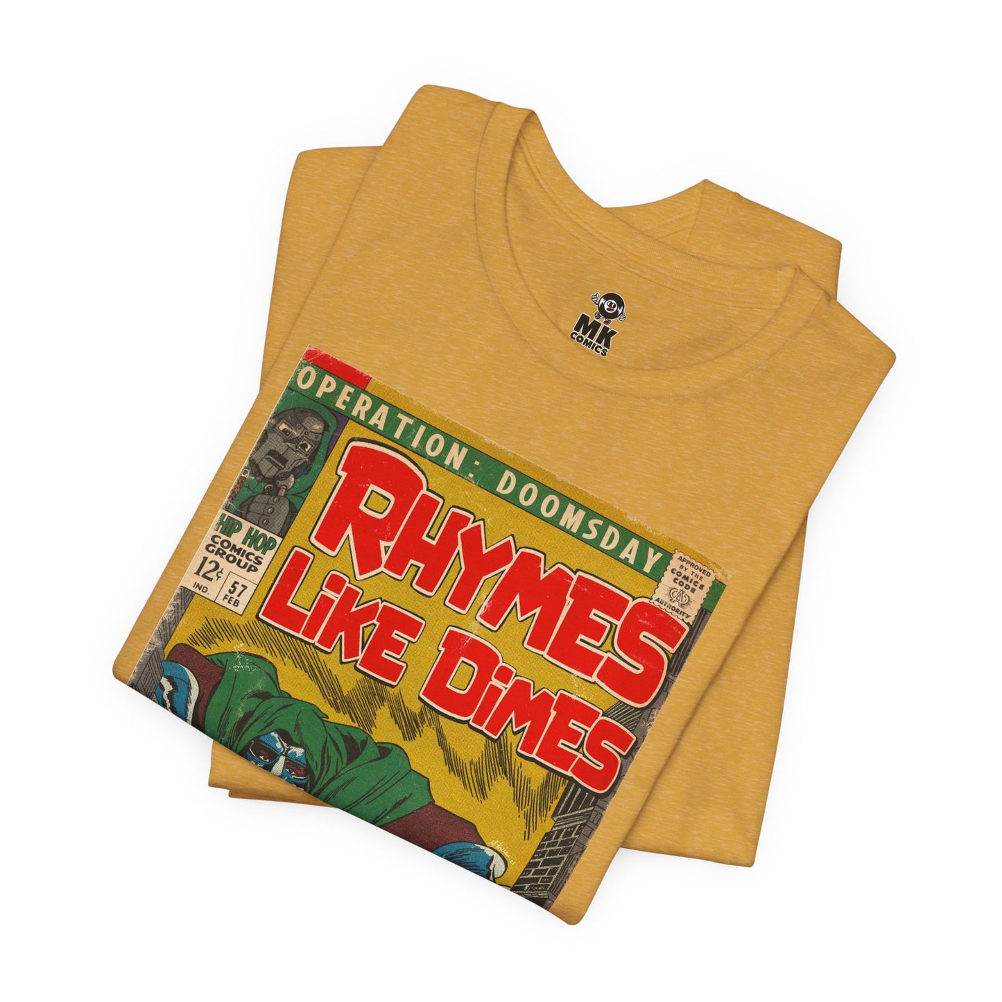 MF DOOM - Rhymes Like Dimes - Unisex Jersey Short Sleeve Tee