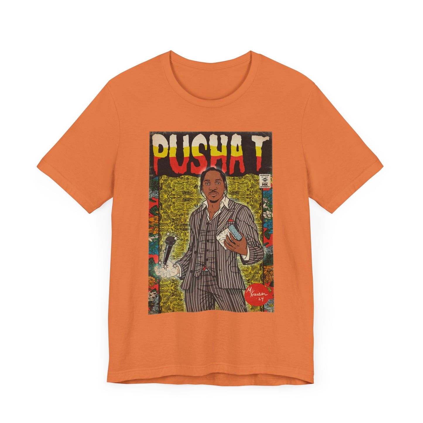 Pusha T - Comic Book Art - Unisex Jersey Short Sleeve Tee