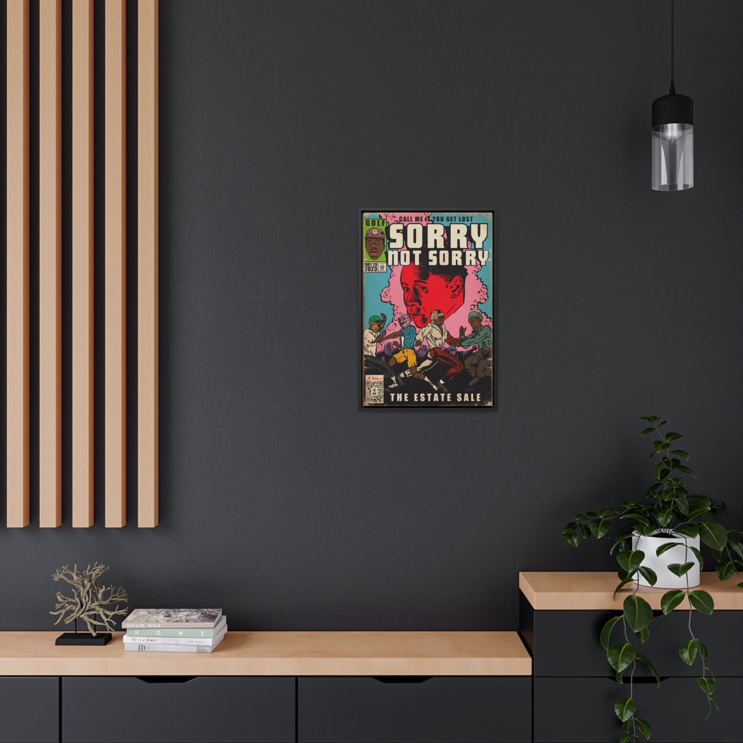 Tyler, The Creator - Sorry Not Sorry - Gallery Canvas Wraps, Vertical Frame