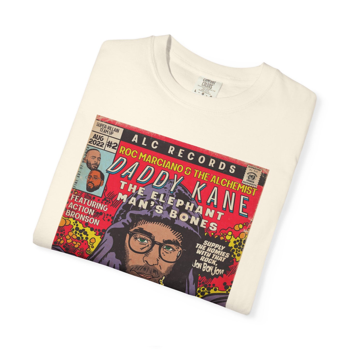 Roc Marciano, Alchemist, Action Bronson - Daddy Kane - Unisex Comfort Colors T-shirt