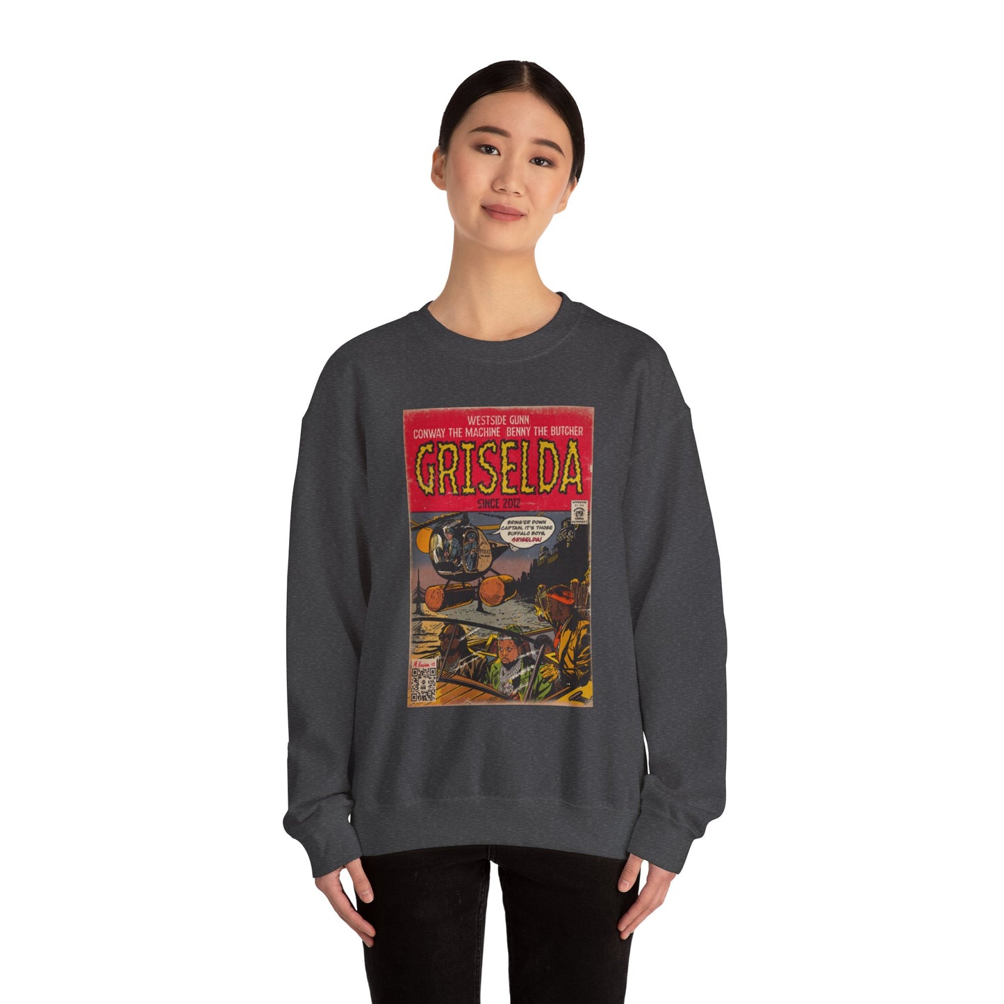 Griselda - Comic Book Art - Unisex Heavy Blend™ Crewneck Sweatshirt