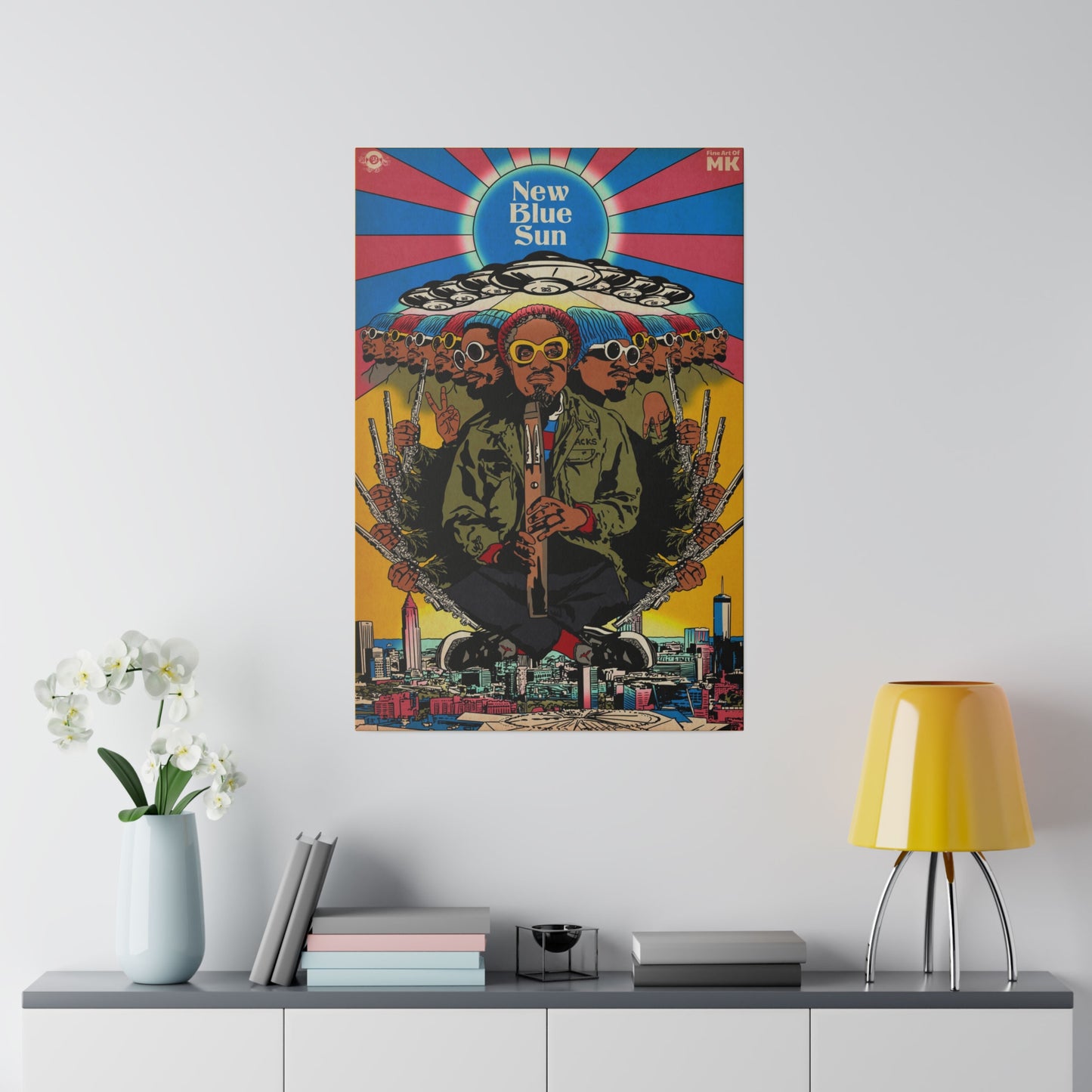 Andre 3000 - New Blue Sun - Matte Canvas, Stretched, 0.75"