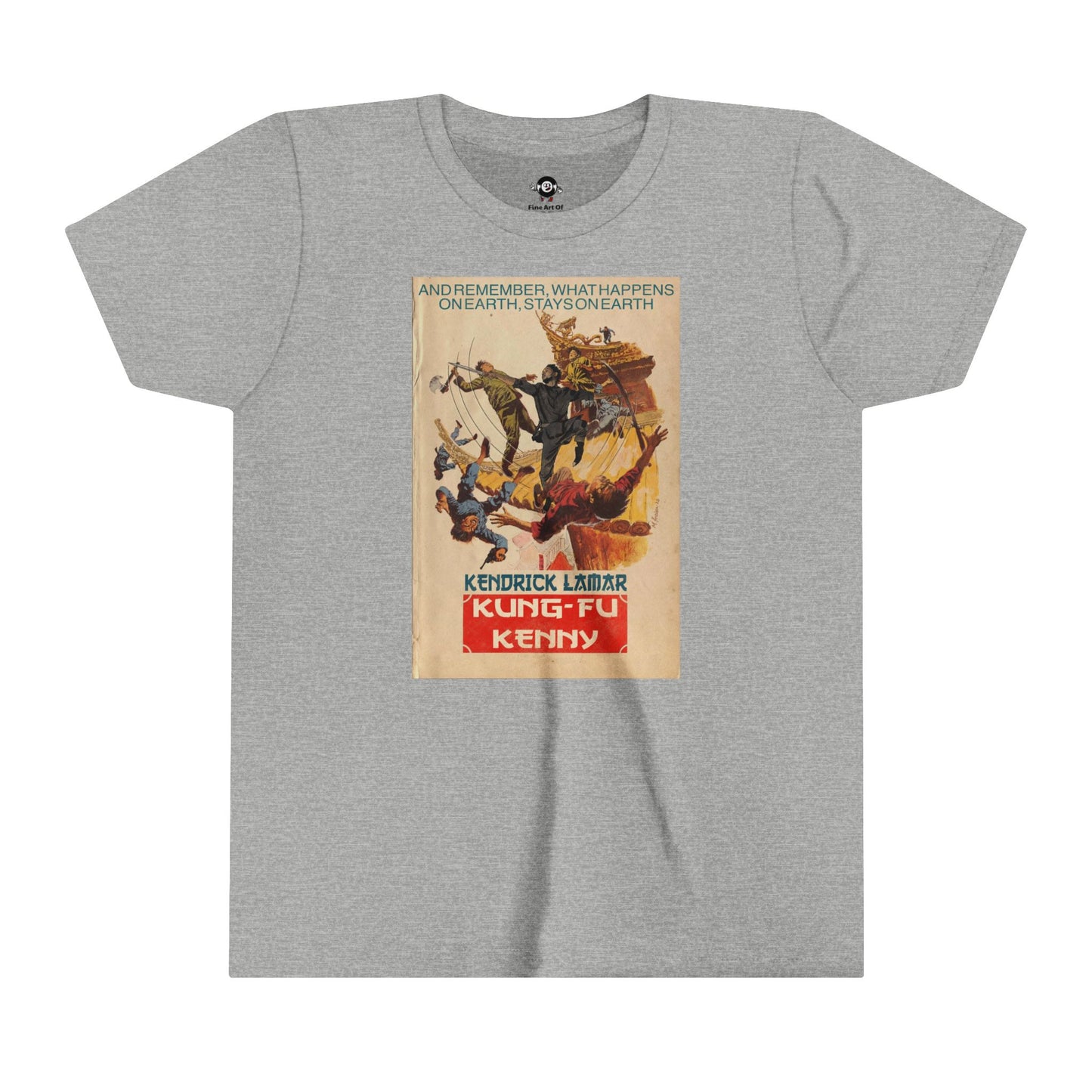 KIDS - Kendrick Lamar- Kung Fu Kenny - Youth Short Sleeve Tee