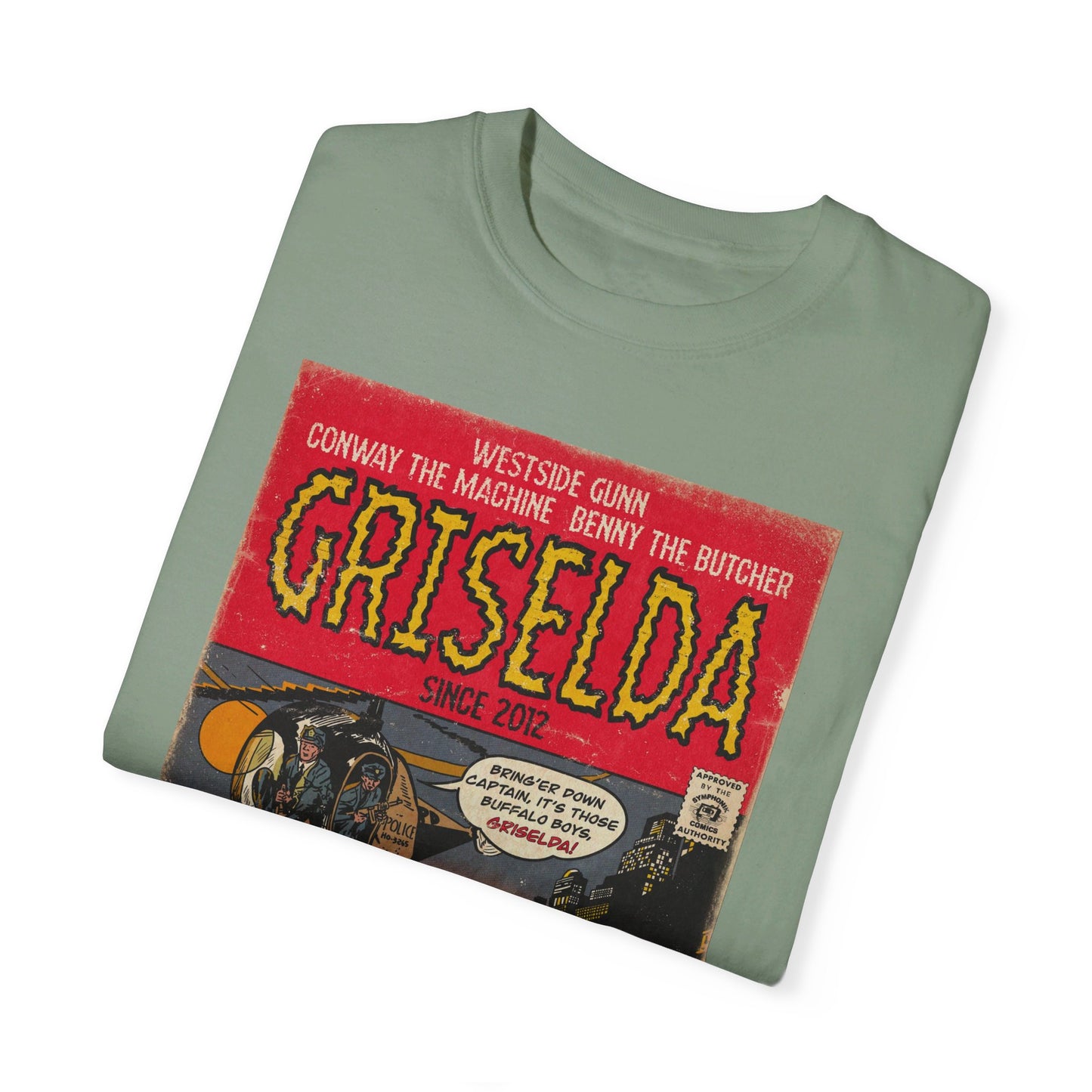 Griselda - Comic Book Art - Unisex Garment-Dyed T-shirt
