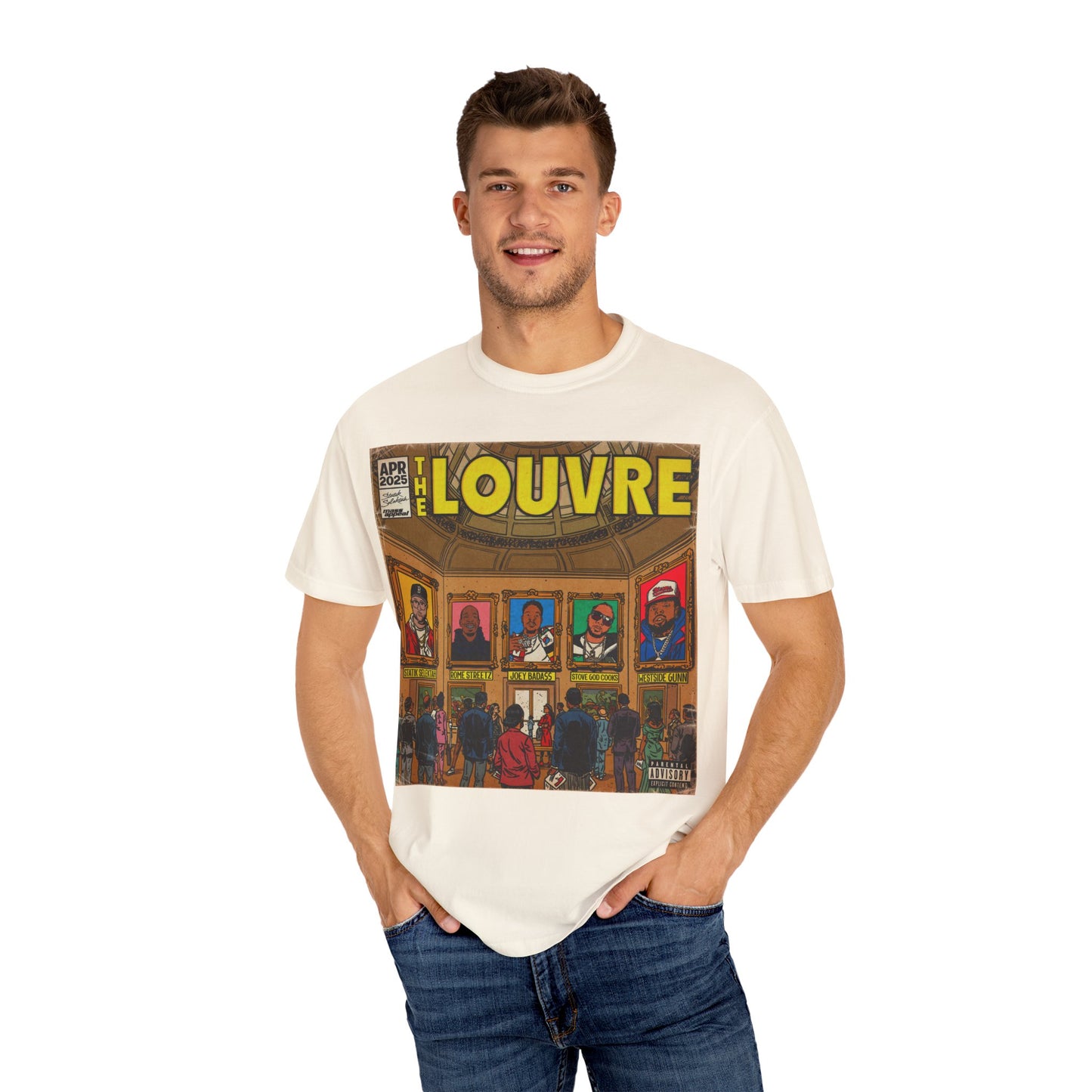 The Louvre - Statik Selektah & MK Collab - Unisex Comfort Colors T-shirt