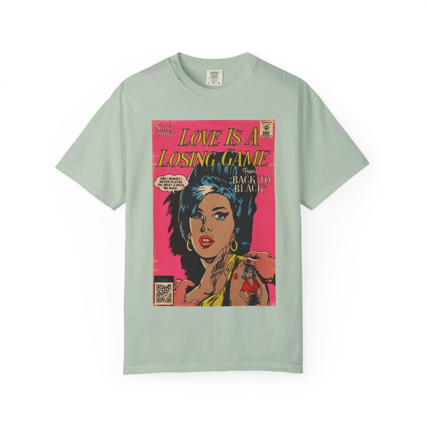 Amy Winehouse - Love is a Losing Game - Unisex Comfort Colors T-shirt
