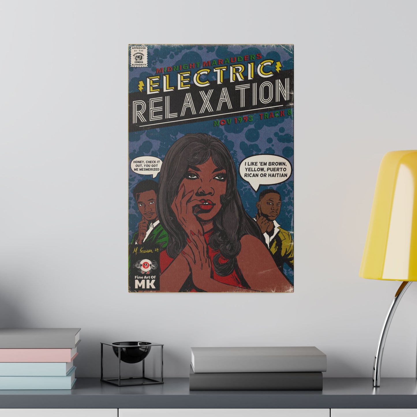 A Tribe Called Quest - Electric Relaxation- Matte Canvas, Stretched, 0.75"