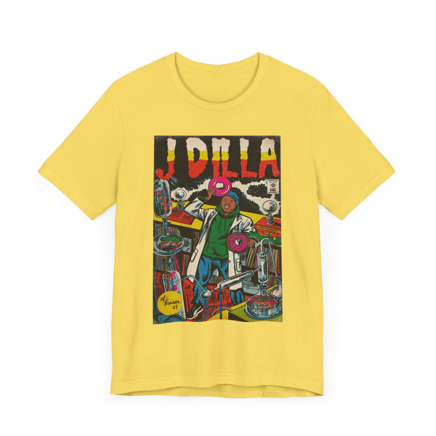 J Dilla - Comic Book Art - Unisex Jersey Short Sleeve Tee