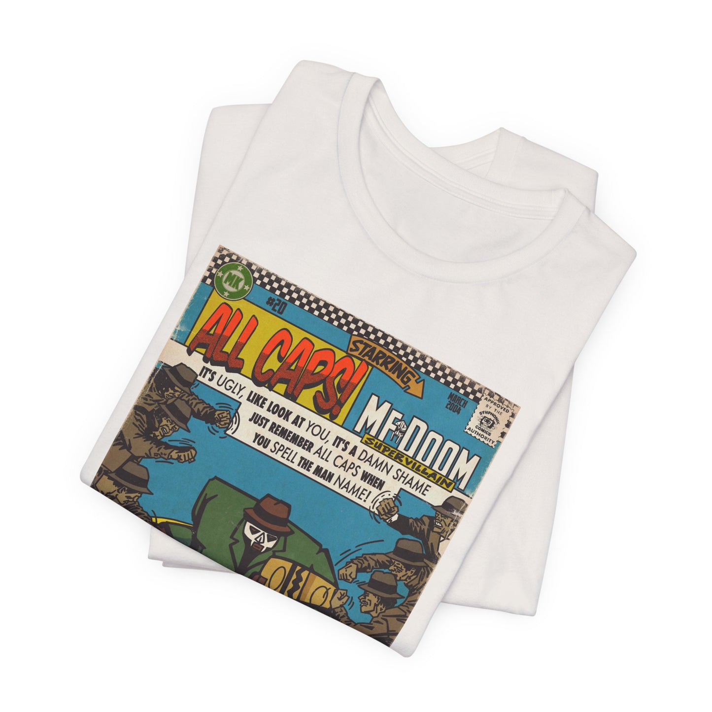 DOOM - All Caps - Unisex Jersey Short Sleeve Tee