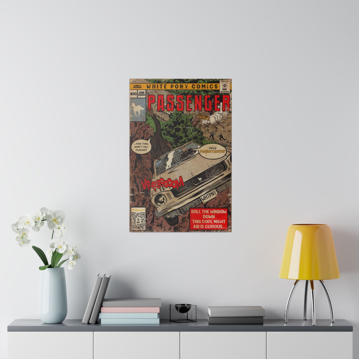 Deftones Featuring Maynard - Passenger - Matte Canvas, Stretched, 0.75"