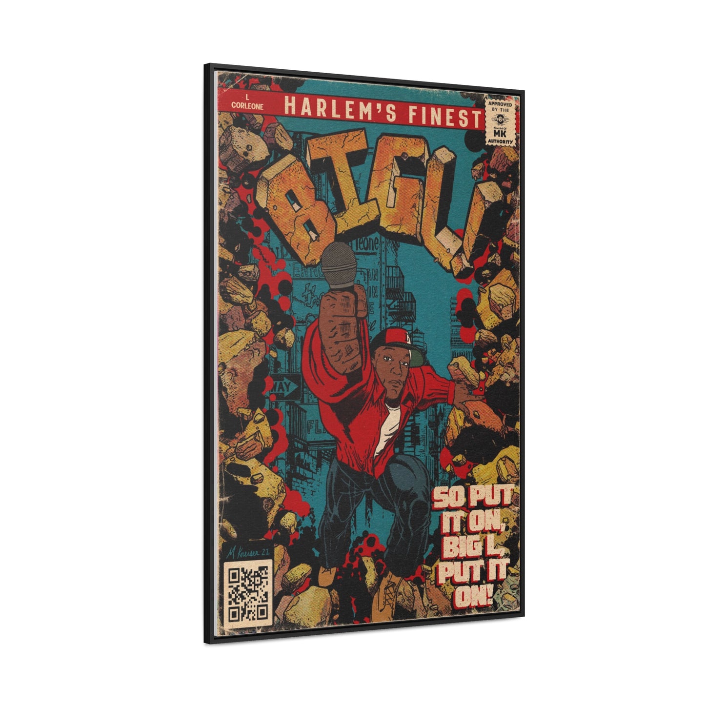 Big L - Put It On - Gallery Canvas Wraps, Vertical Frame