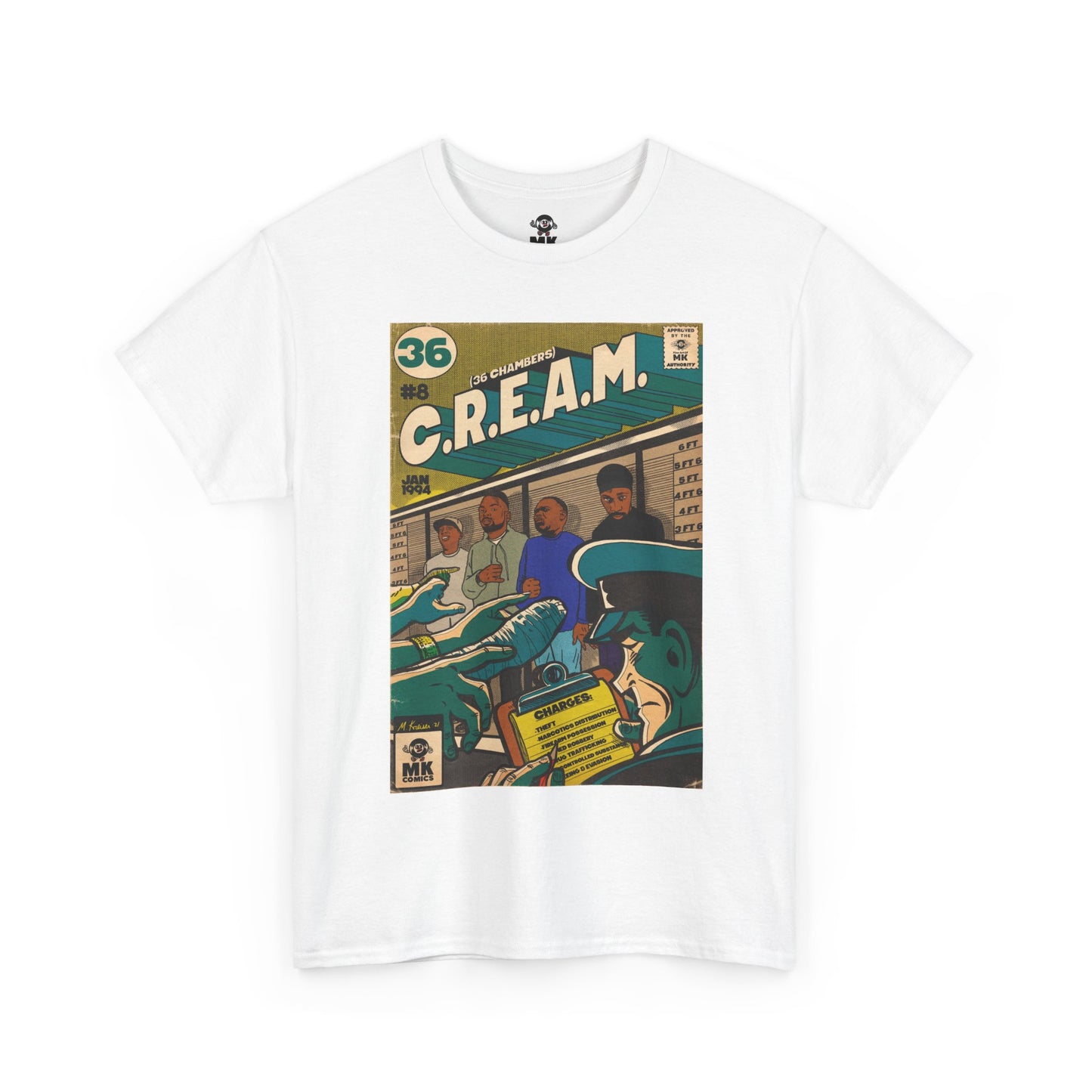 CREAM - MK Classic - Unisex Heavy Cotton Tee