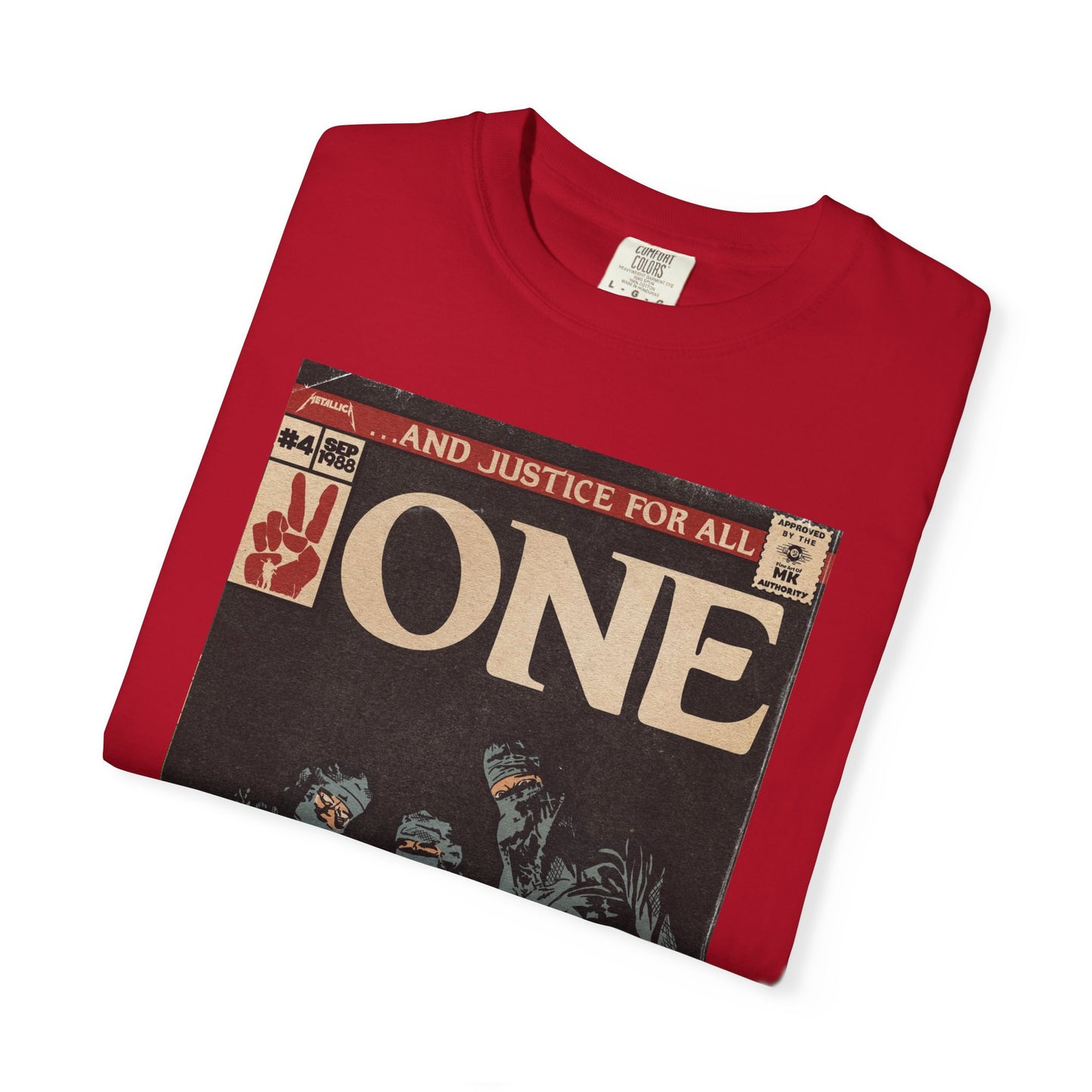 Metallica - One - Unisex Comfort Colors T-shirt