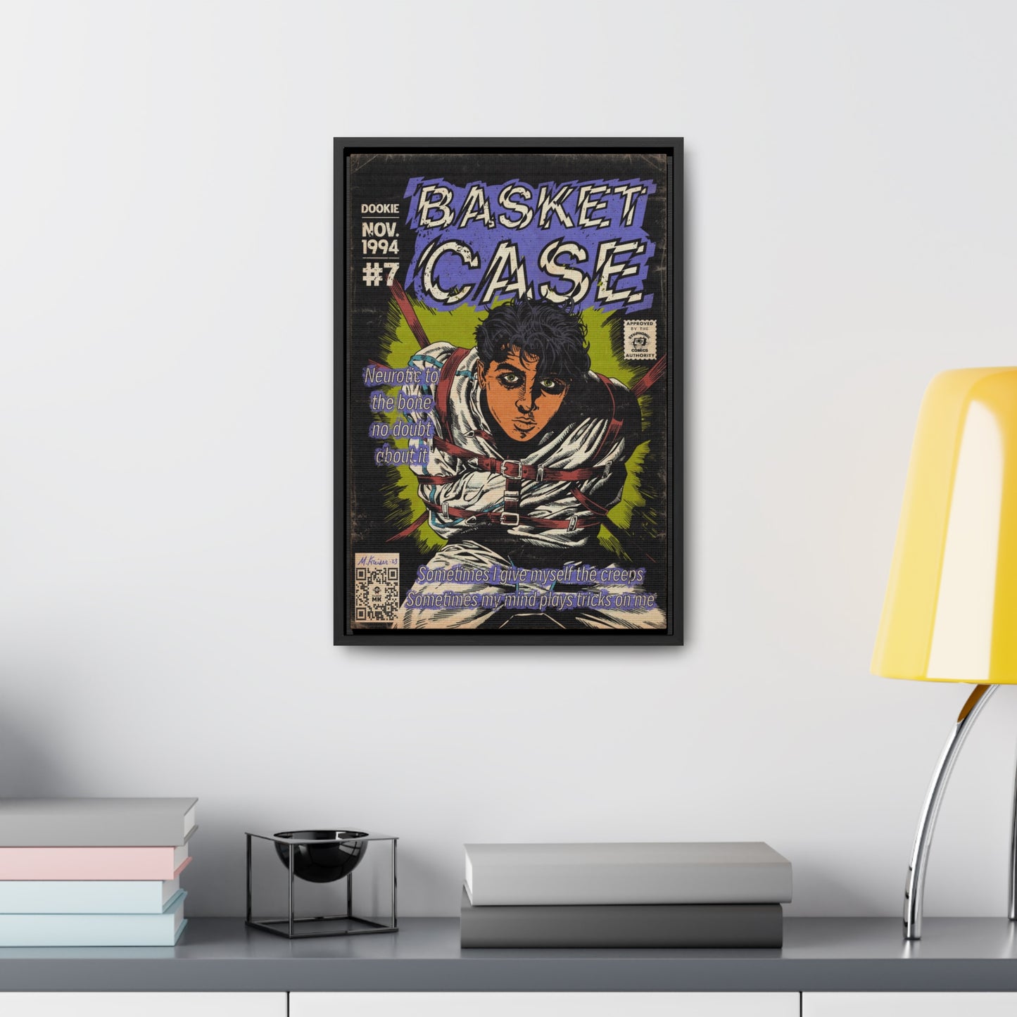 Green Day - Basket Case - Gallery Canvas Wraps, Vertical Frame