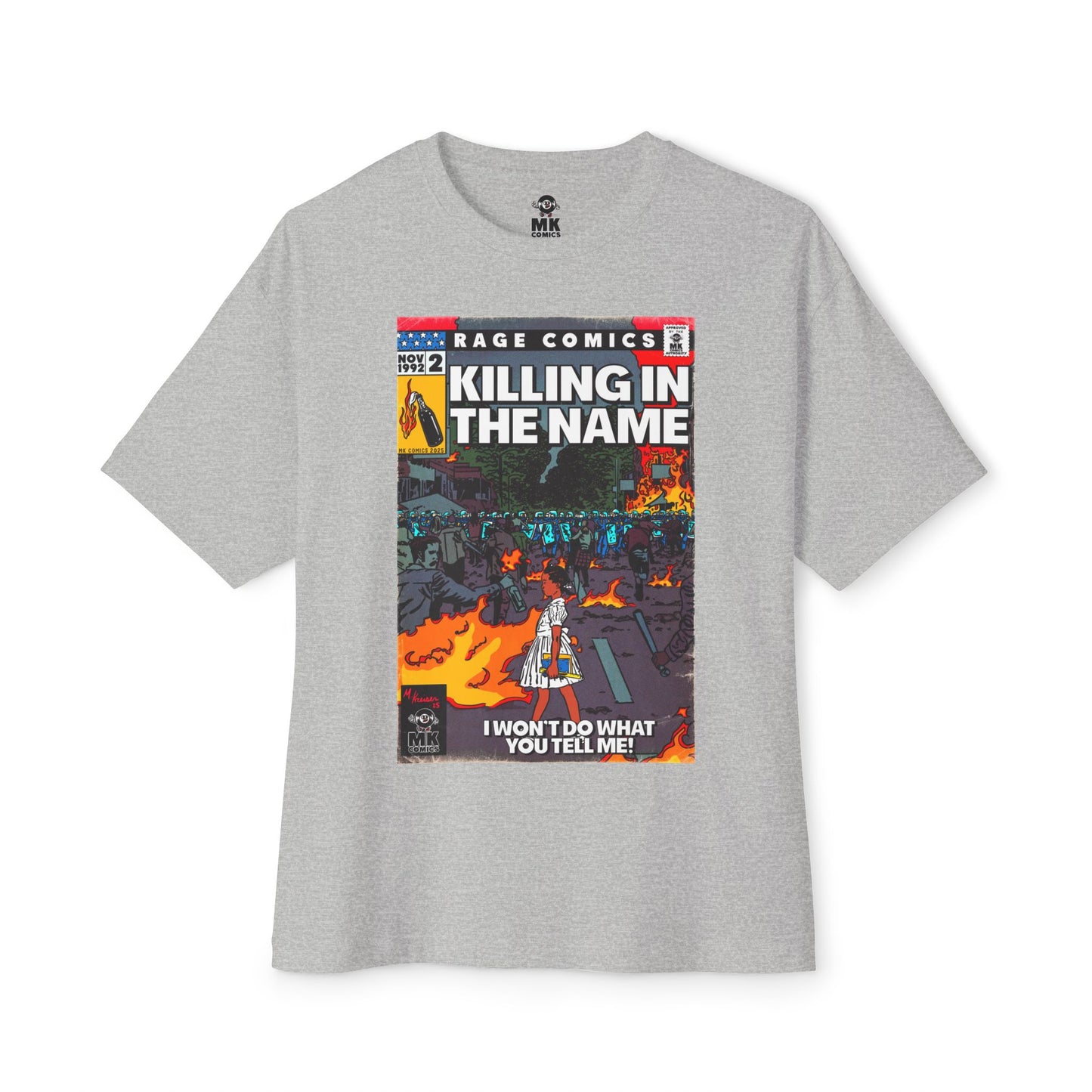 Rage - Killing In the Name - Unisex Oversized Boxy Tee