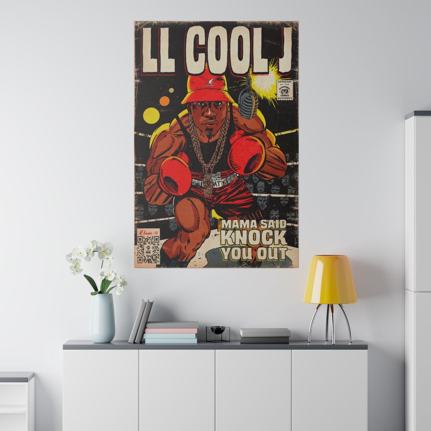 Mama Said Knock You Out - Matte Canvas, Stretched, 0.75"