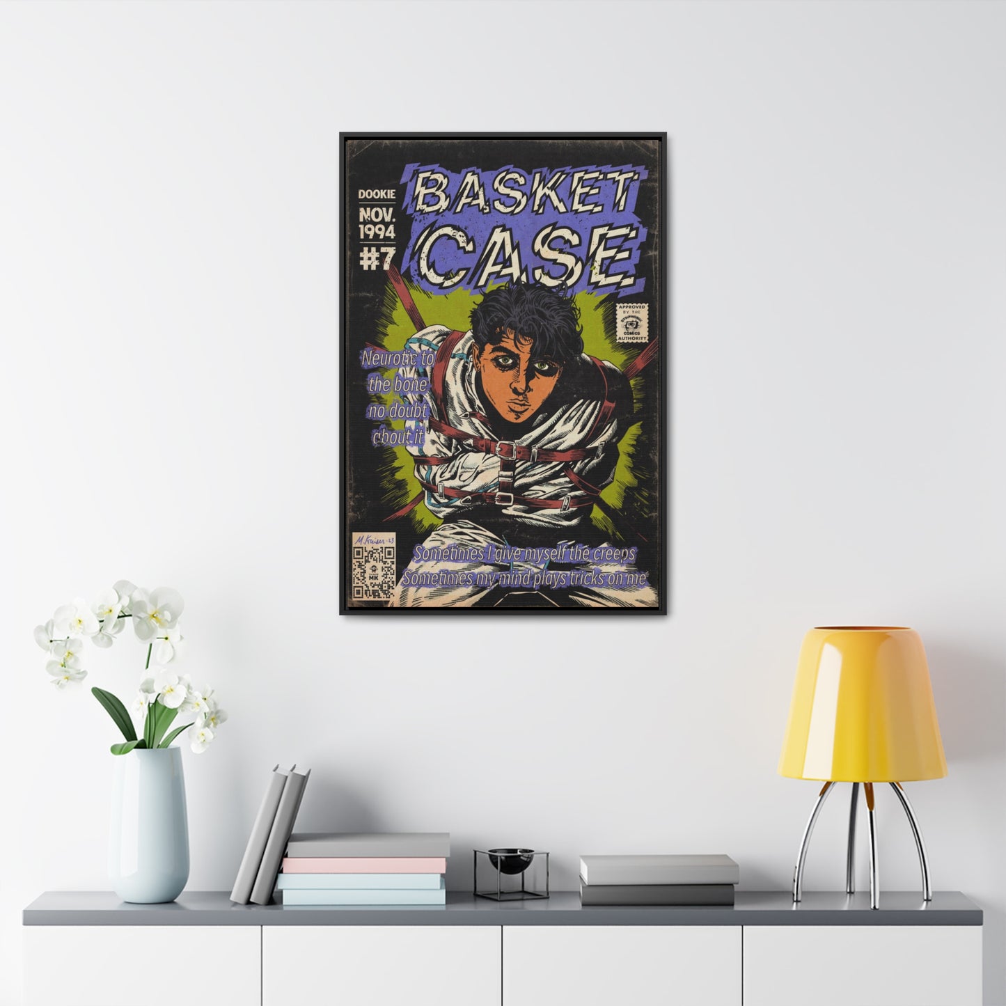 Green Day - Basket Case - Gallery Canvas Wraps, Vertical Frame