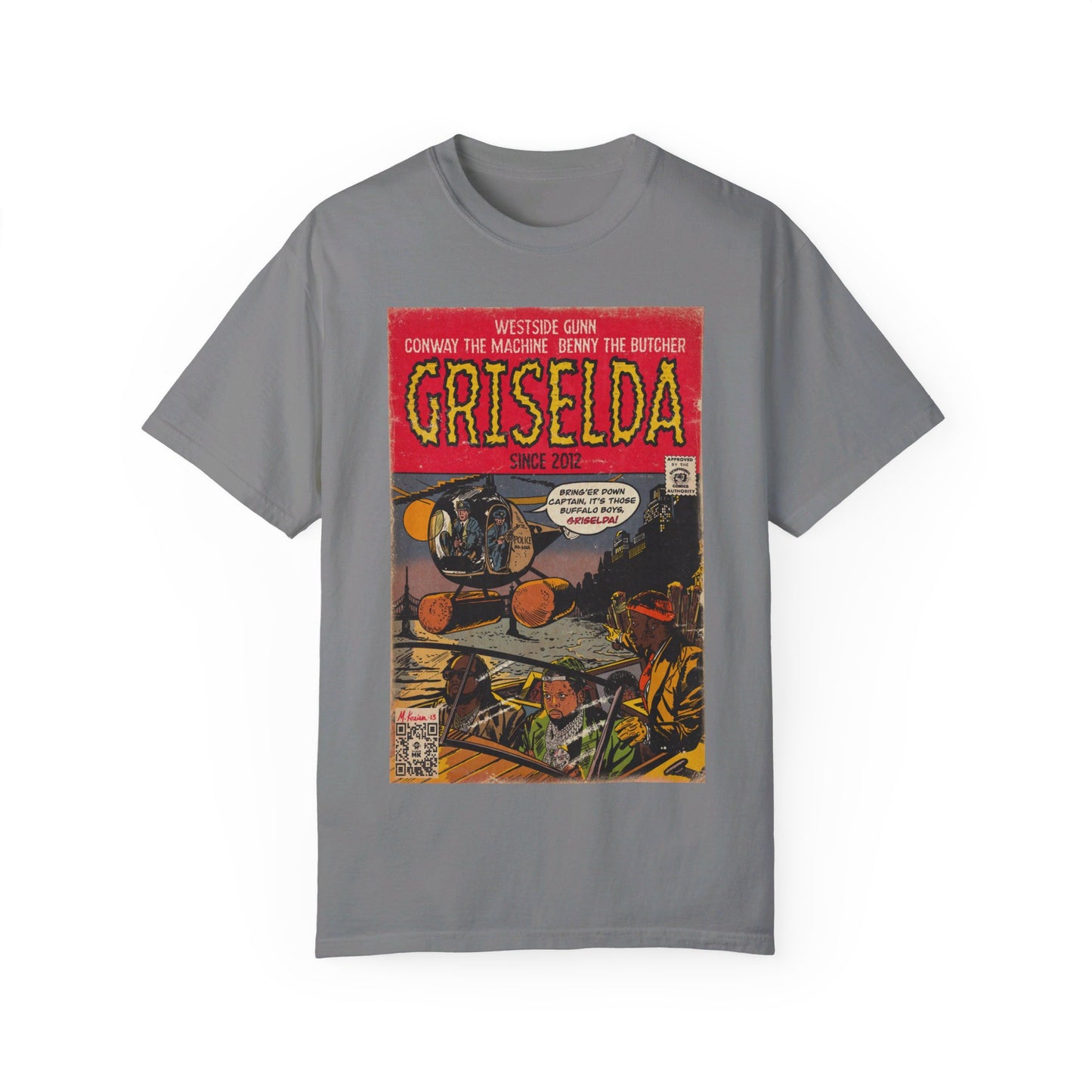 Griselda - Comic Book Art - Unisex Garment-Dyed T-shirt