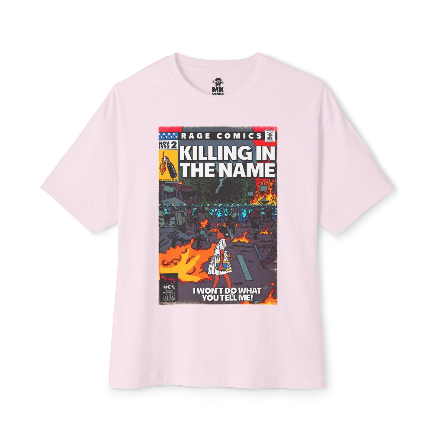 Rage - Killing In the Name - Unisex Oversized Boxy Tee