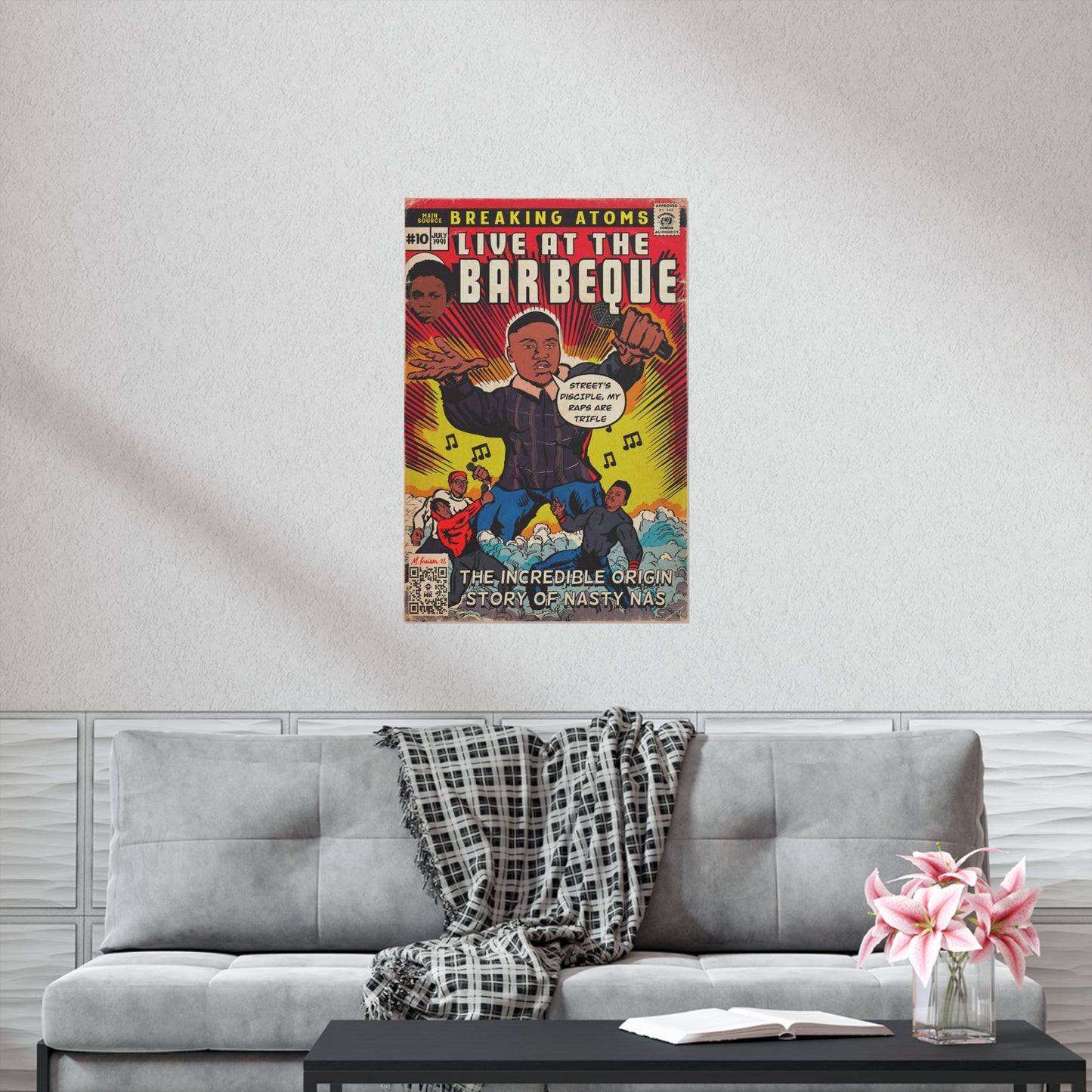 Live at the Barbeque - Premium Matte Vertical Posters