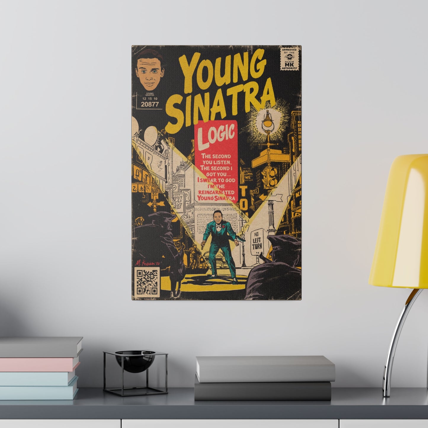 Young Sinatra - Matte Canvas, Stretched