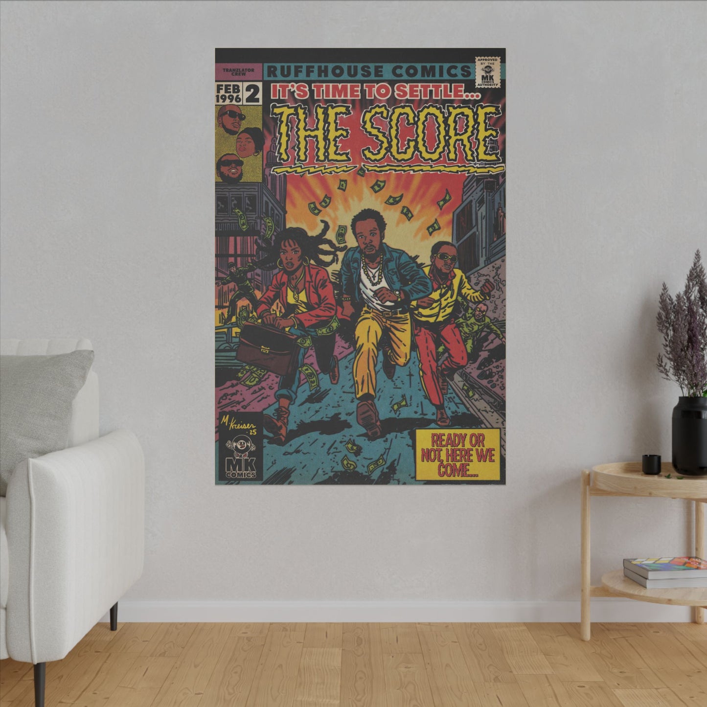The Score - Matte Canvas, Stretched, 0.75" (Multi-Size)