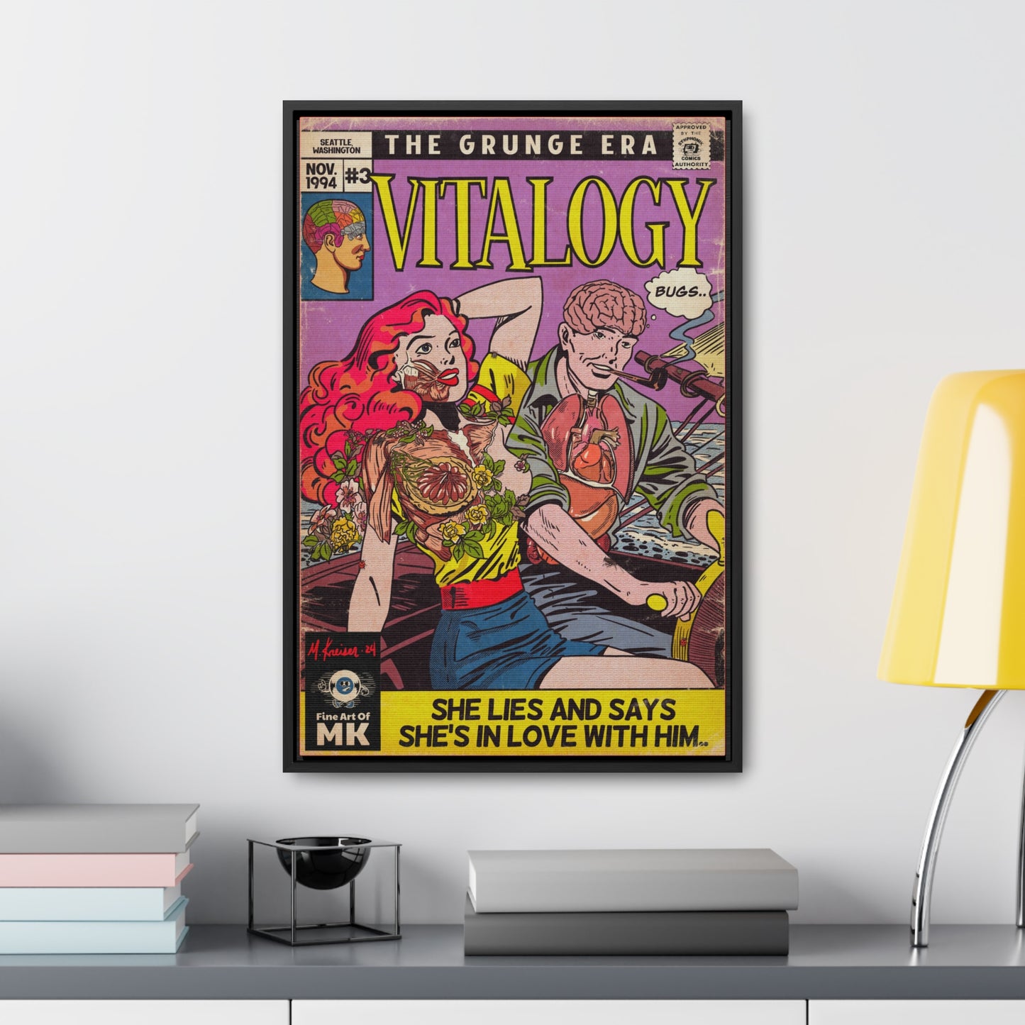 Vitalogy - Gallery Canvas Wraps, Vertical Frame