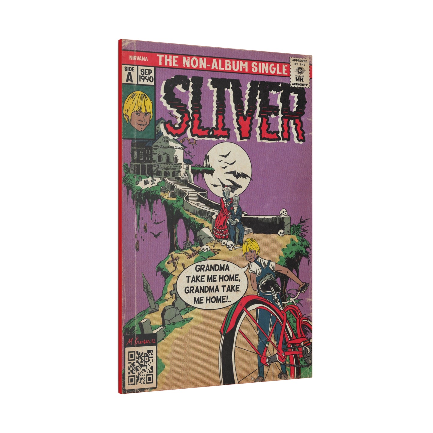 Sliver - Matte Canvas, Stretched