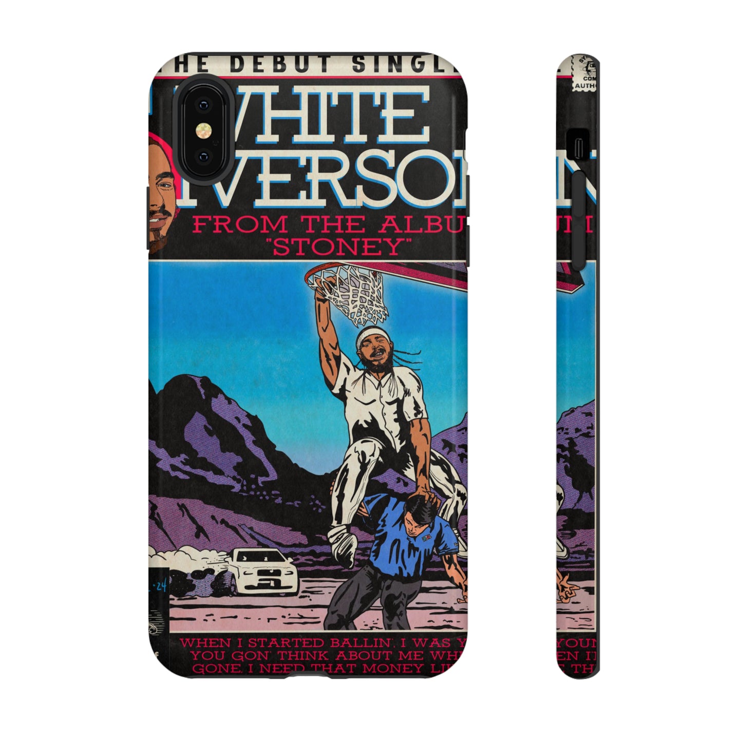 Post Malone - White Iverson - Tough Phone Cases