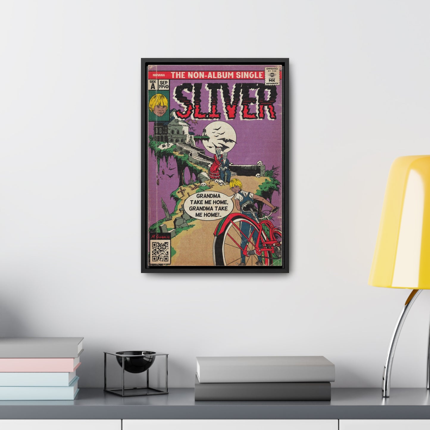 Nirvana - Sliver - Gallery Canvas Wraps, Vertical Frame