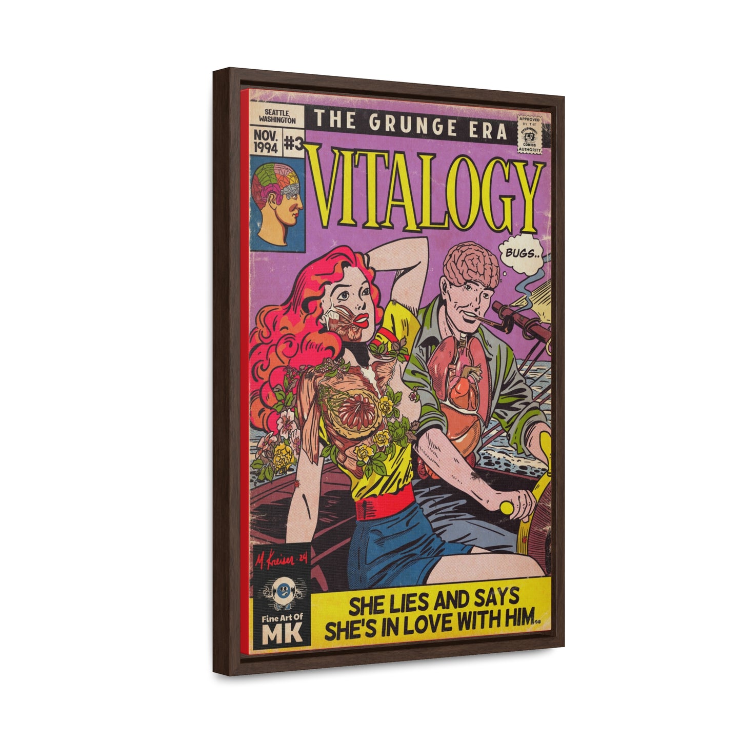 Vitalogy - Gallery Canvas Wraps, Vertical Frame
