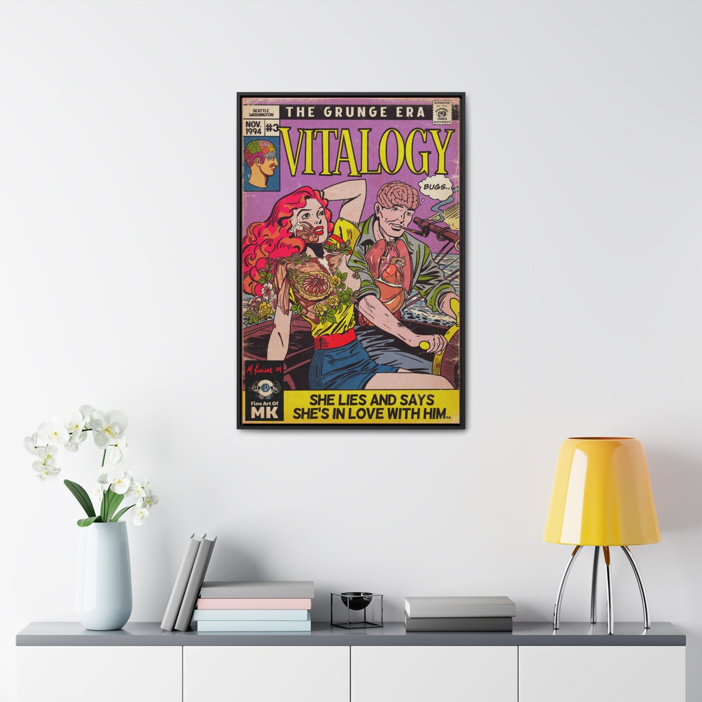 Vitalogy - Gallery Canvas Wraps, Vertical Frame
