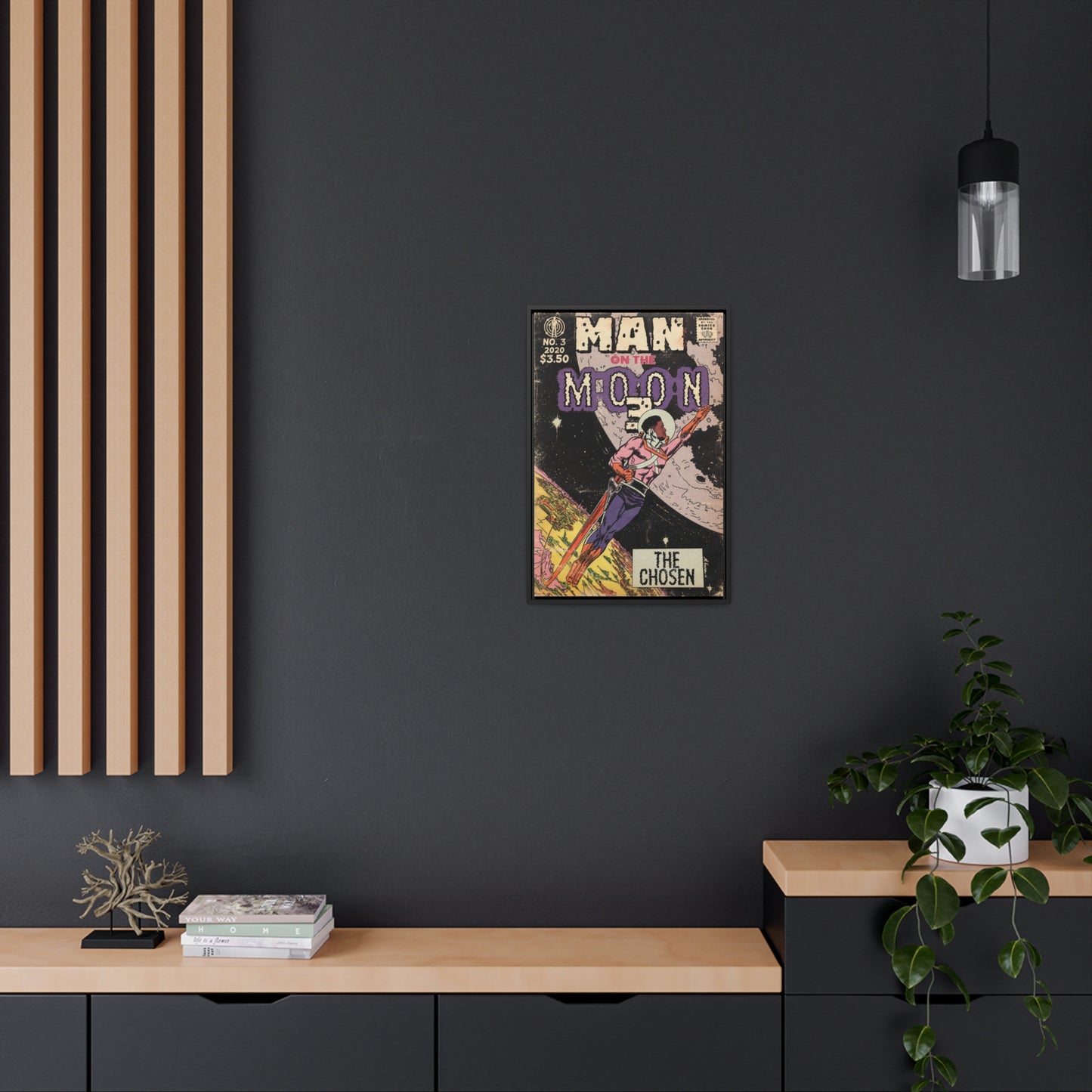 Kid Cudi - Man on the Moon 3 - Gallery Canvas Wraps, Vertical Frame